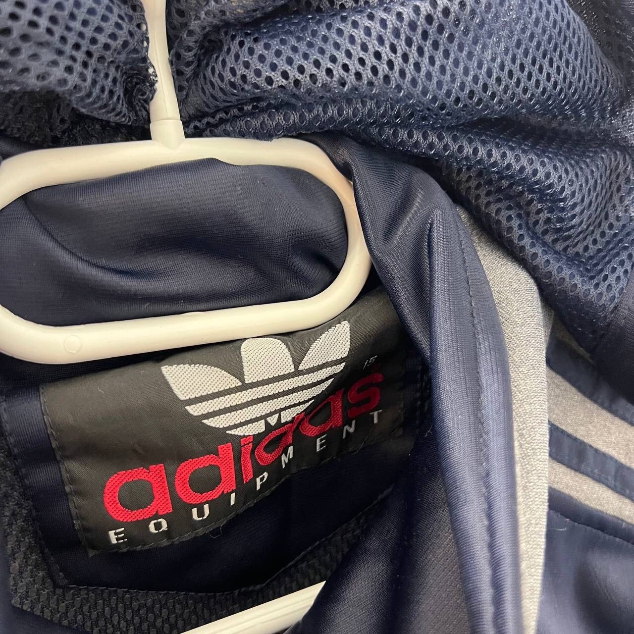 Adidas Adidas Vintage Light Jacket Big Logo Y2K Style Hooded Size US L / EU 52-54 / 3 - 5 Thumbnail