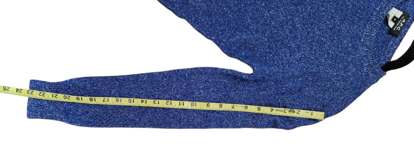 A.P.C. A.P.C. APC Wool Blend Crewneck Sweater M Blue Melange Knit Size M / US 6-8 / IT 42-44 - 8 Thumbnail