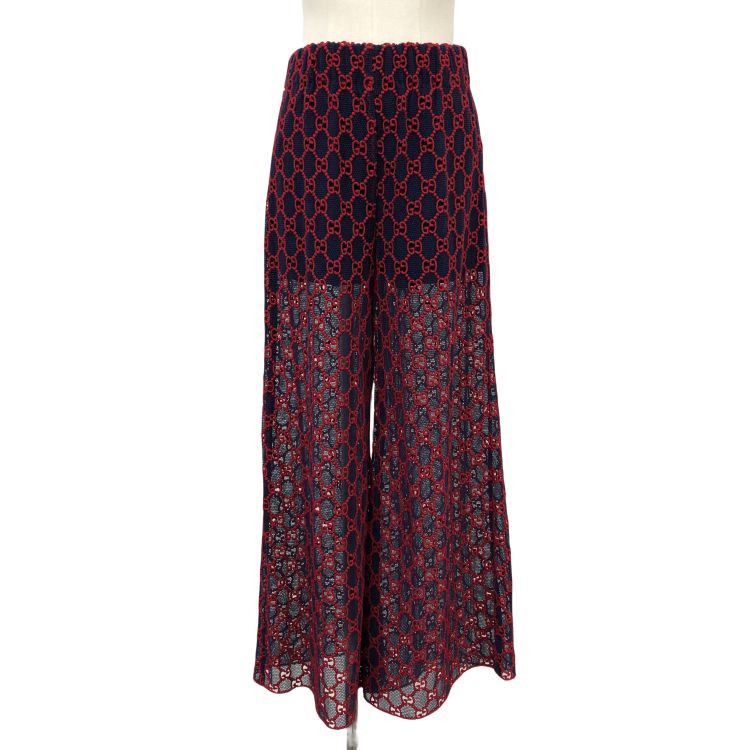 Gucci Gucci GG Monogram Lace Pants Size 36 Size 25" / US 0 / IT 36 - 1 Thumbnail