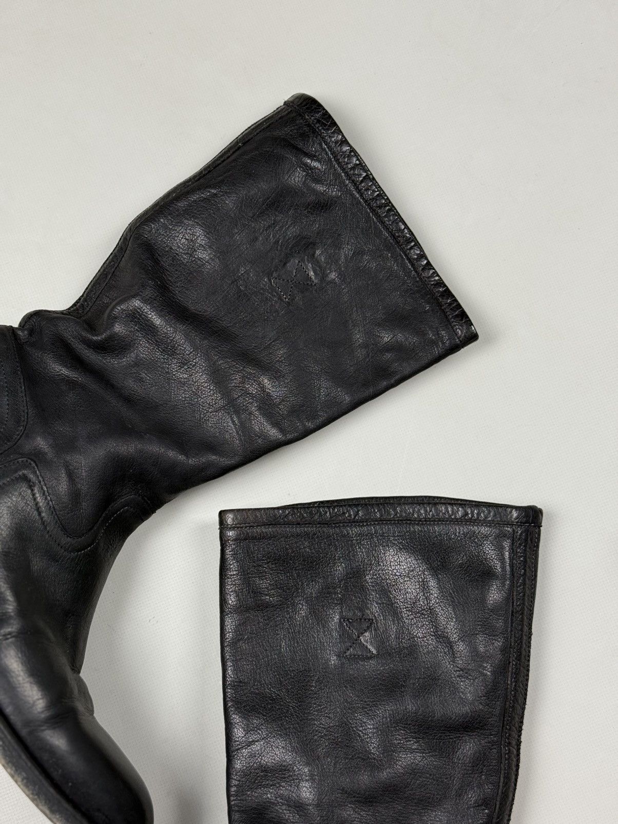 Jean Baptiste Rautureau Jean-Baptiste Rautureau Avant-Garde Leather Boots Shoes Size US 8 / EU 41 - 3 Thumbnail