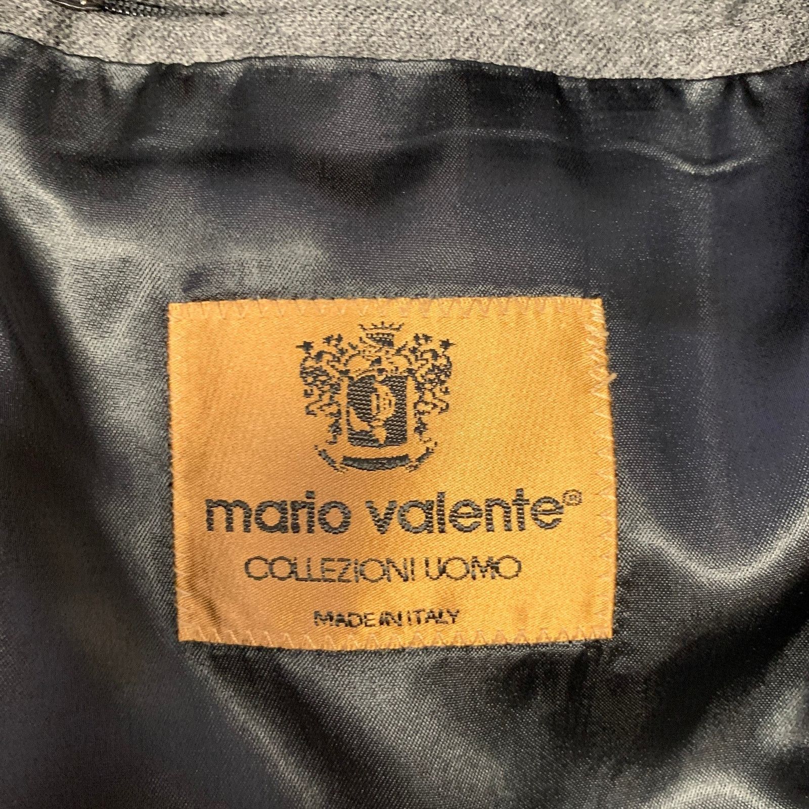 Other MARIO VALENTE Size 36 Grey Wool Hidden Placket Coat Size US S / EU 44-46 / 1 - 5 Thumbnail