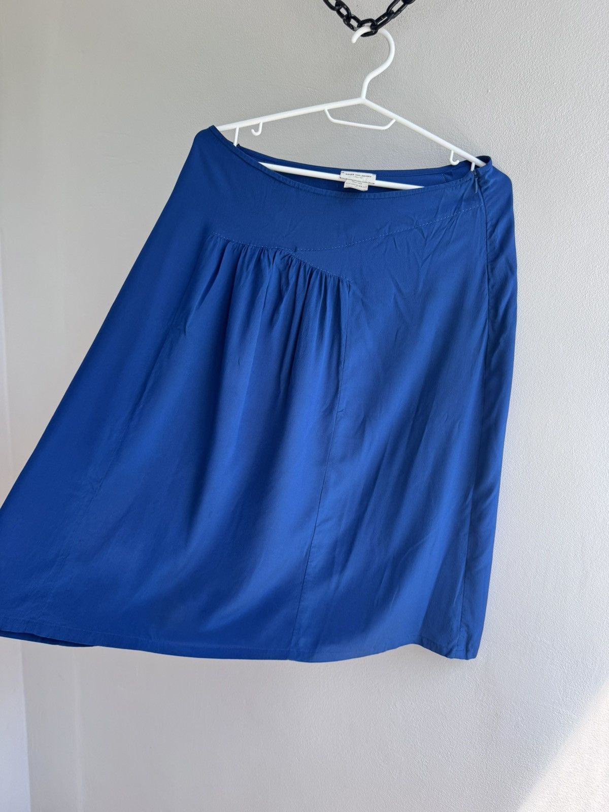 Dries Van Noten Rare Dries Van Noten Silk Midi Skirt Designer Luxury Size 28" / US 6 / IT 42 - 4 Thumbnail