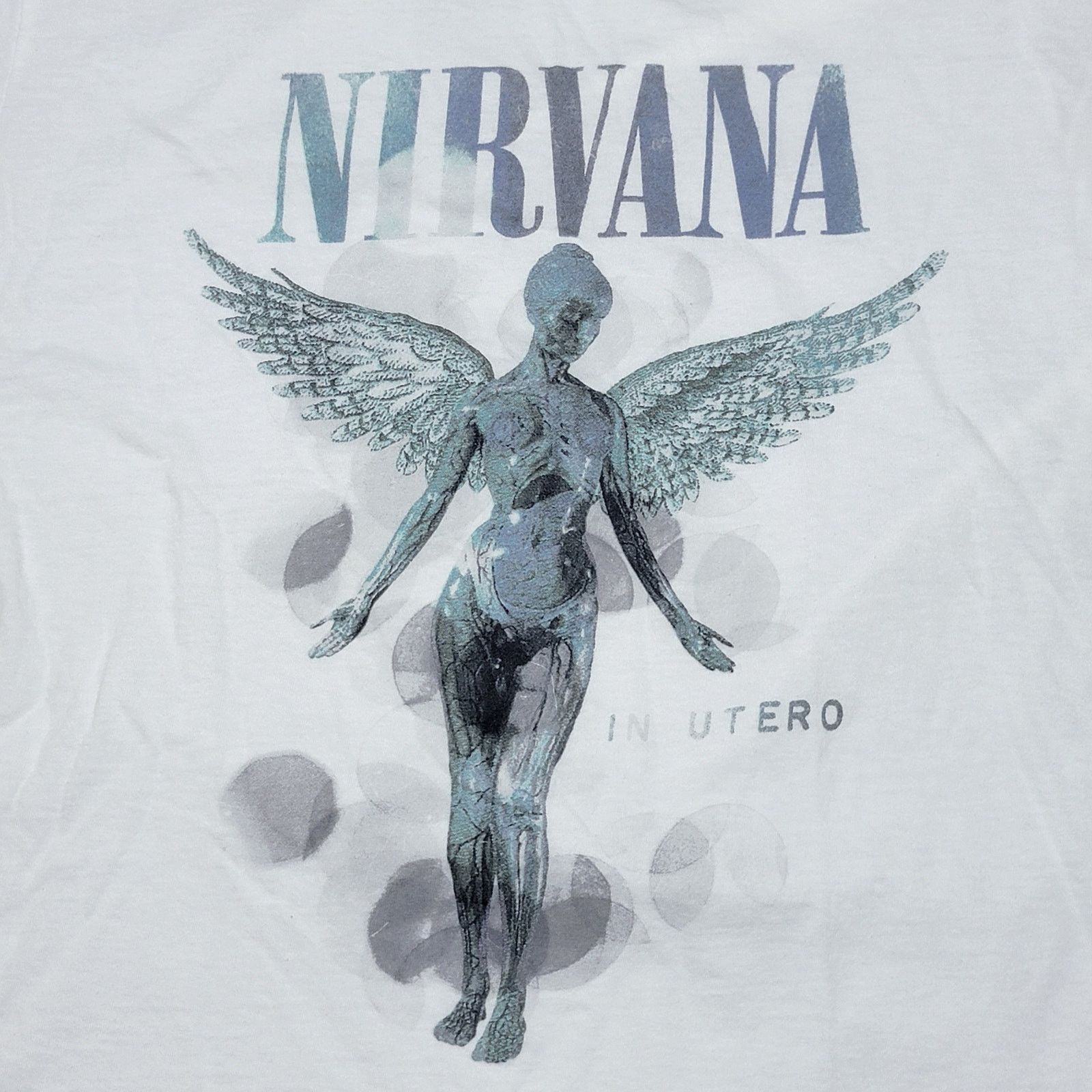 Nirvana Nirvana White Tee "In Utero" - Size Medium Size M / US 6-8 / IT 42-44 - 2 Thumbnail