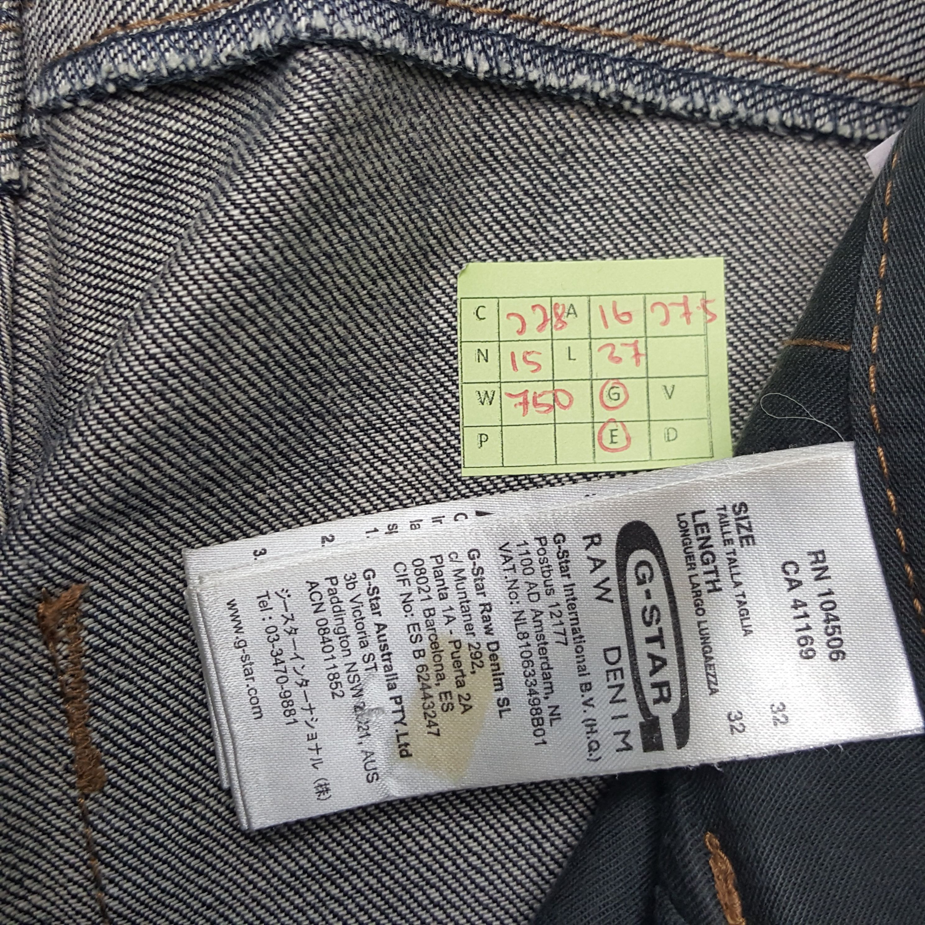 G-Star × If Six Was Nine × Vintage Vintage G-Star Raw Japanese Brand Bikers Denim Jeans Size US 32 / EU 48 - 8 Thumbnail