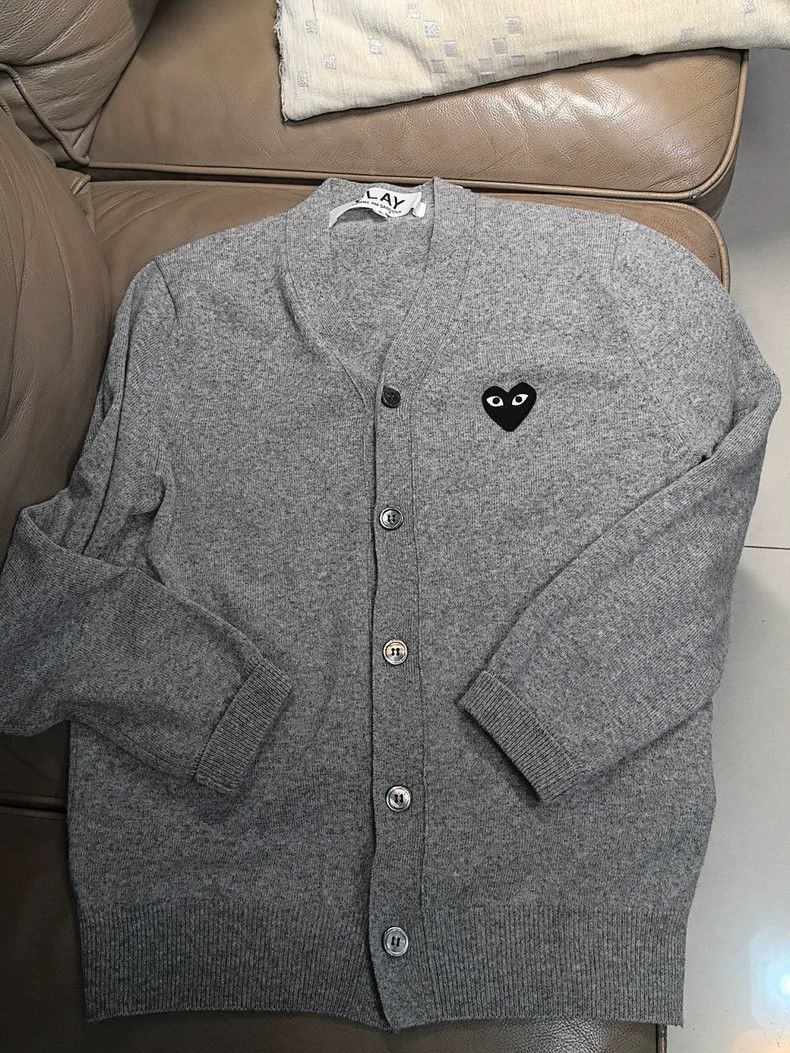 Comme des Garcons Comme Des Garcons Grey Cardigan Size S / US 4 / IT 40 - 1 Thumbnail