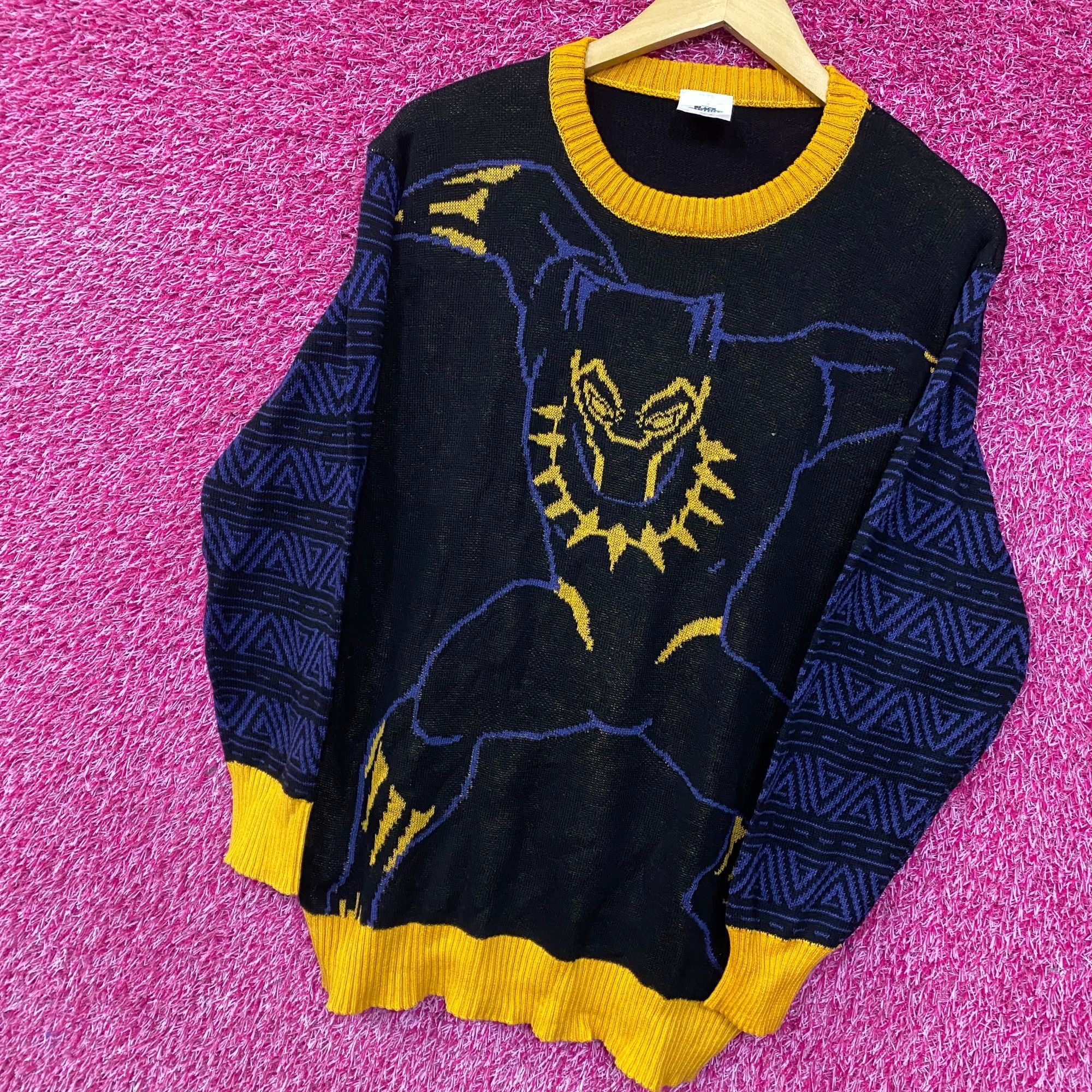 Marvel Comics Black Panther Marvel Comics Movie Crewneck Sweater Large Size US L / EU 52-54 / 3 - 3 Thumbnail