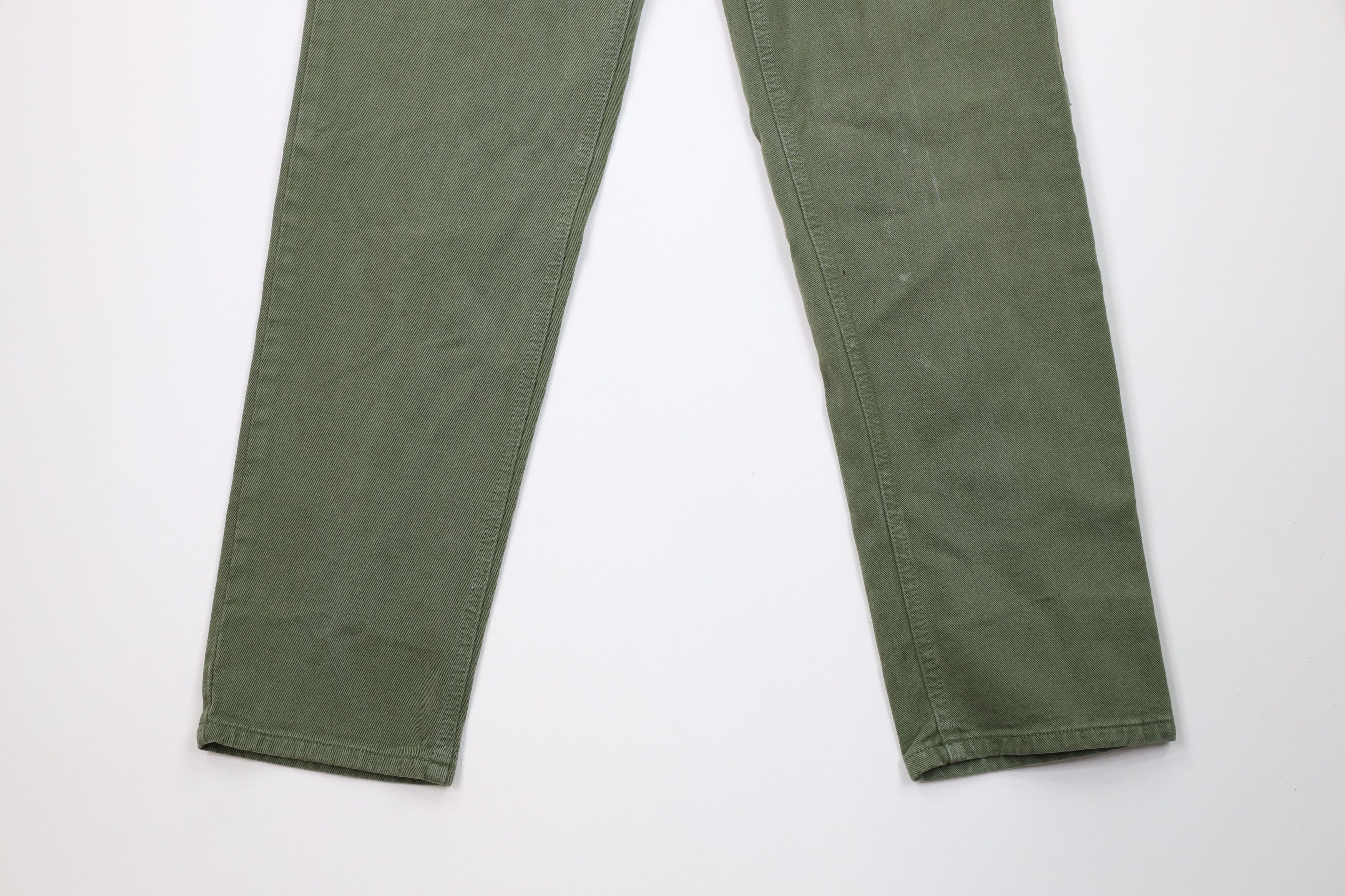 Calvin Klein Vintage 90s Calvin Klein Fit Tapered Leg Jeans Green USA Size US 30 / EU 46 - 4 Thumbnail