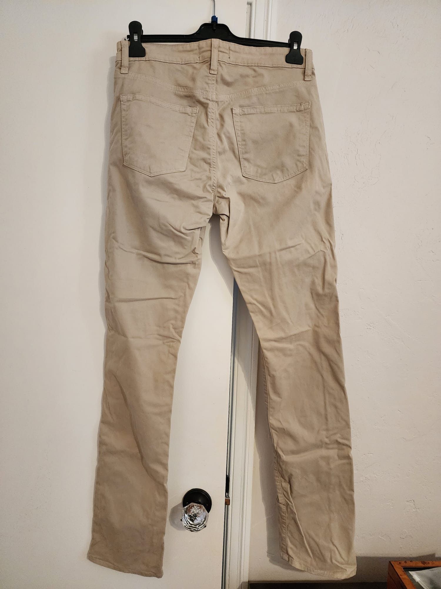 J Brand J Brand Kane Jeans Beige Cotton Twill US 31 Size US 31 - 2 Thumbnail