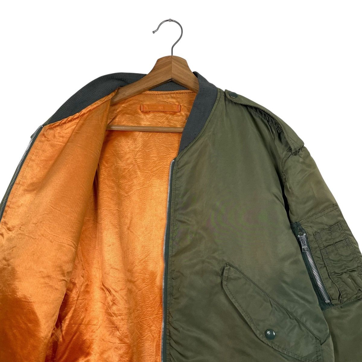 Alpha Industries Vintage 70S Alpha Industries USAF L-2B Flight Jacket Size US L / EU 52-54 / 3 - 10 Thumbnail