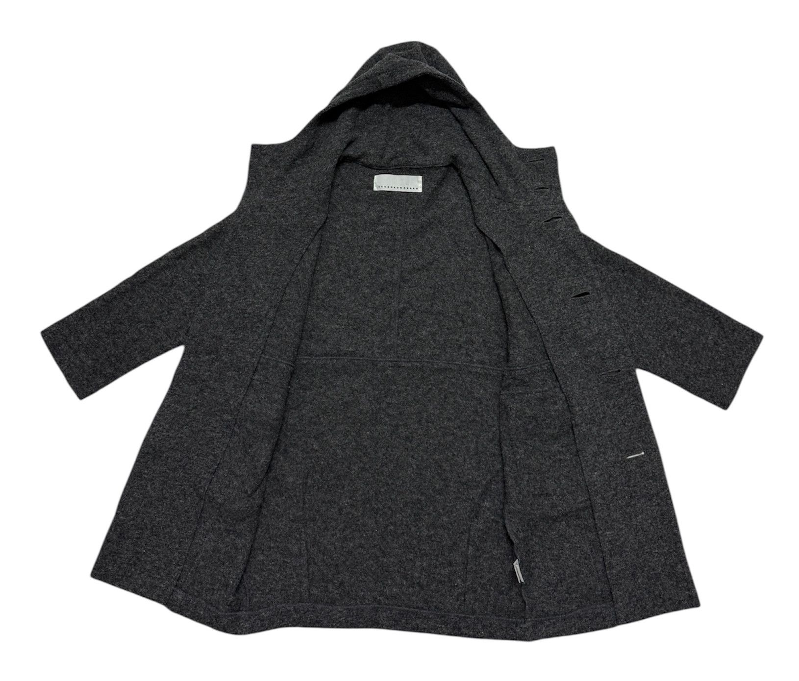 Issey Miyake Sunao Kuwahara Issey Miyake Hoodie Wool Jacket Size US M / EU 48-50 / 2 - 13 Thumbnail