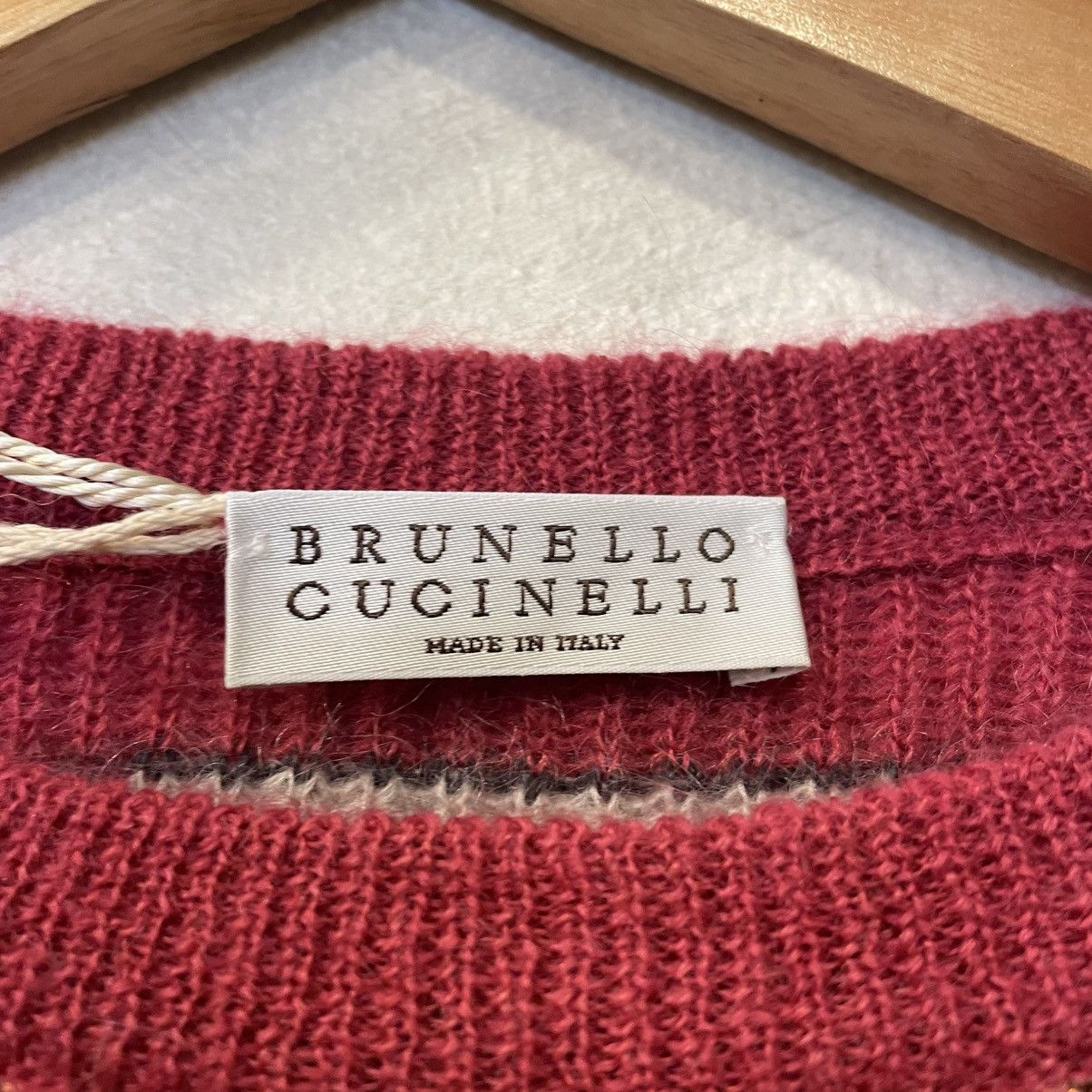 Brunello Cucinelli Brunello Cucinelli Mohair Stripe Knit Sweater Size XS / US 0-2 / IT 36-38 - 9 Thumbnail