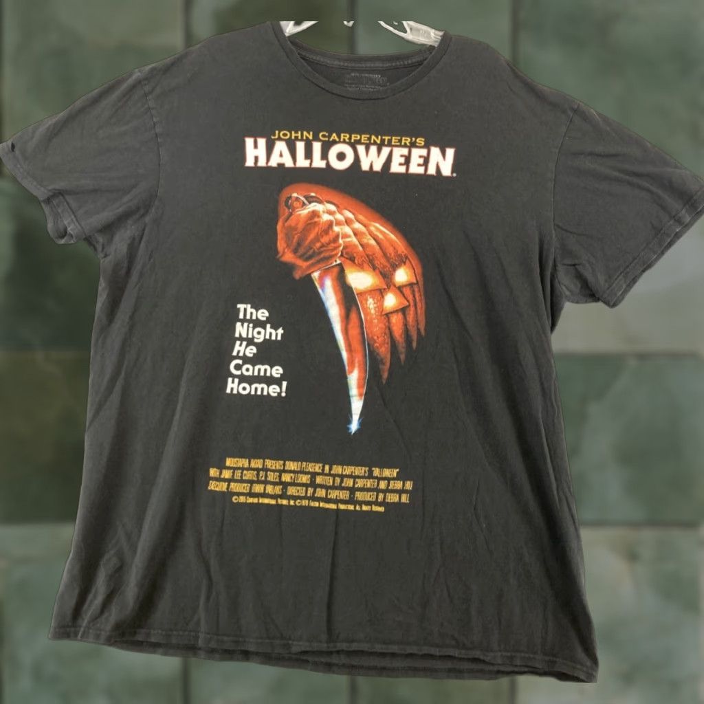 Vintage VINTAGE? No. Halloween Michael Myers T-Shirt Unisex Adults XL Black Graphic Print 100% Cotton Halloween Theme Mens Womens Boys Girls Size US XL / EU 56 / 4 - 1 Thumbnail