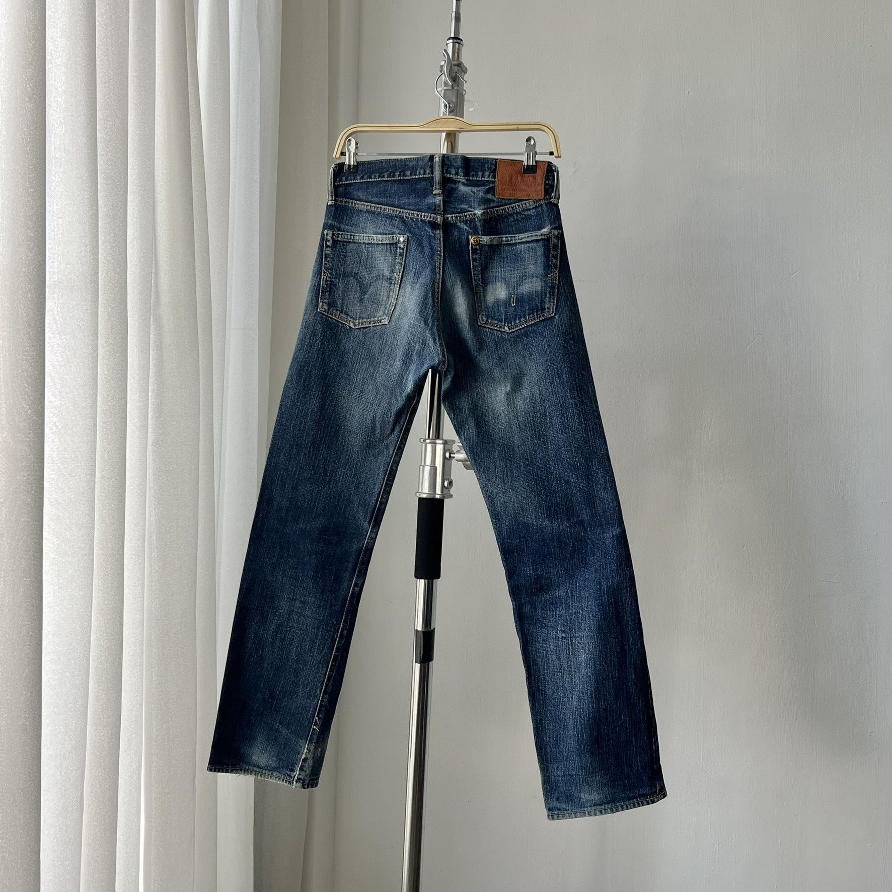 Pherrow's ize 28x29 Vintage Pherrows Japan Faded Blue Selvedge S260 Size US 28 / EU 44 - 7 Thumbnail