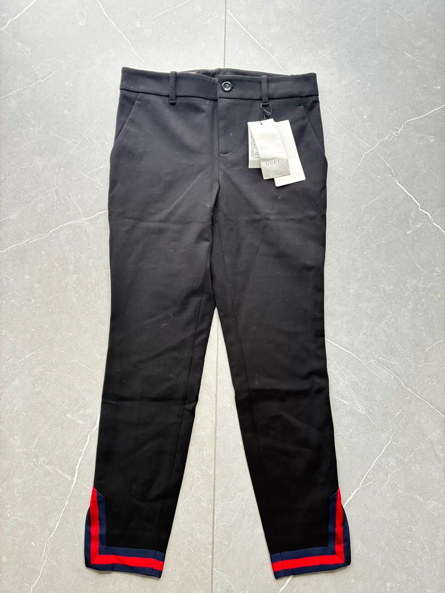 Gucci Gucci Women's Black Casual Pants 36 Size 25" / US 0 / IT 36 - 1 Thumbnail