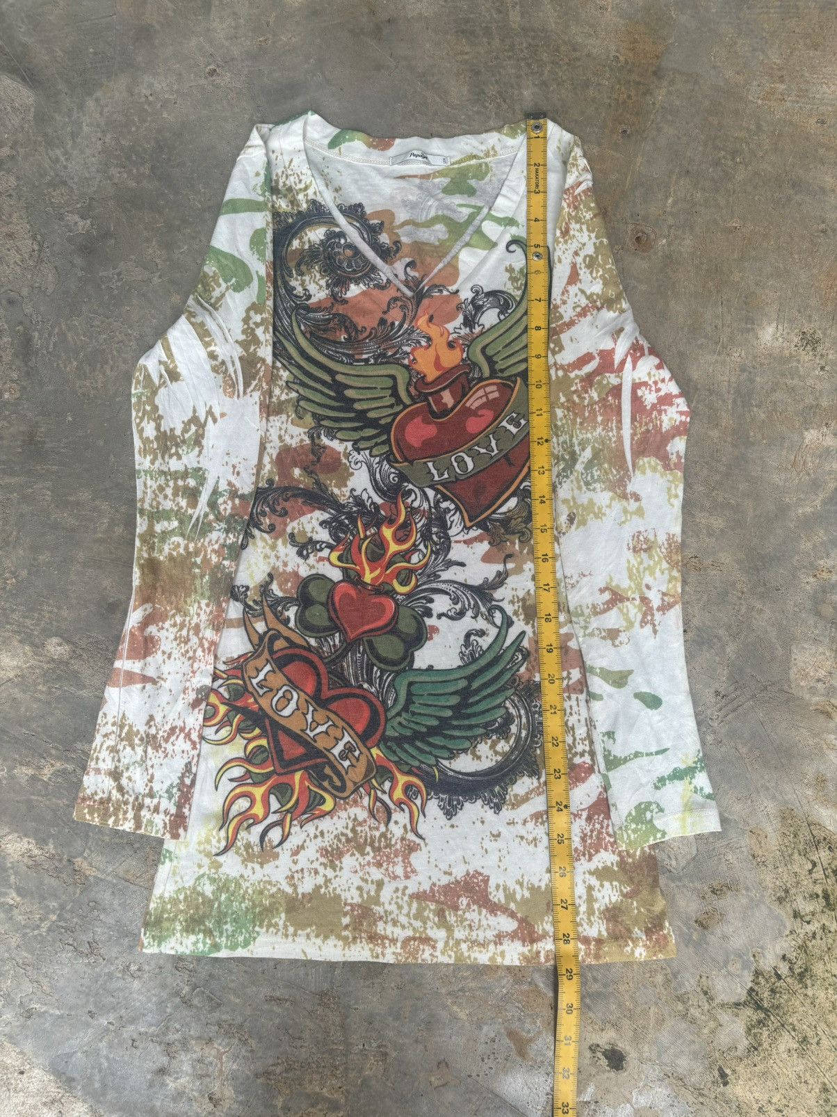 Hysteric Glamour × If Six Was Nine × Japanese Brand Y2k Opium Papaya Love Tatto Punk Style Longsleeve Size M / US 6-8 / IT 42-44 - 12 Thumbnail