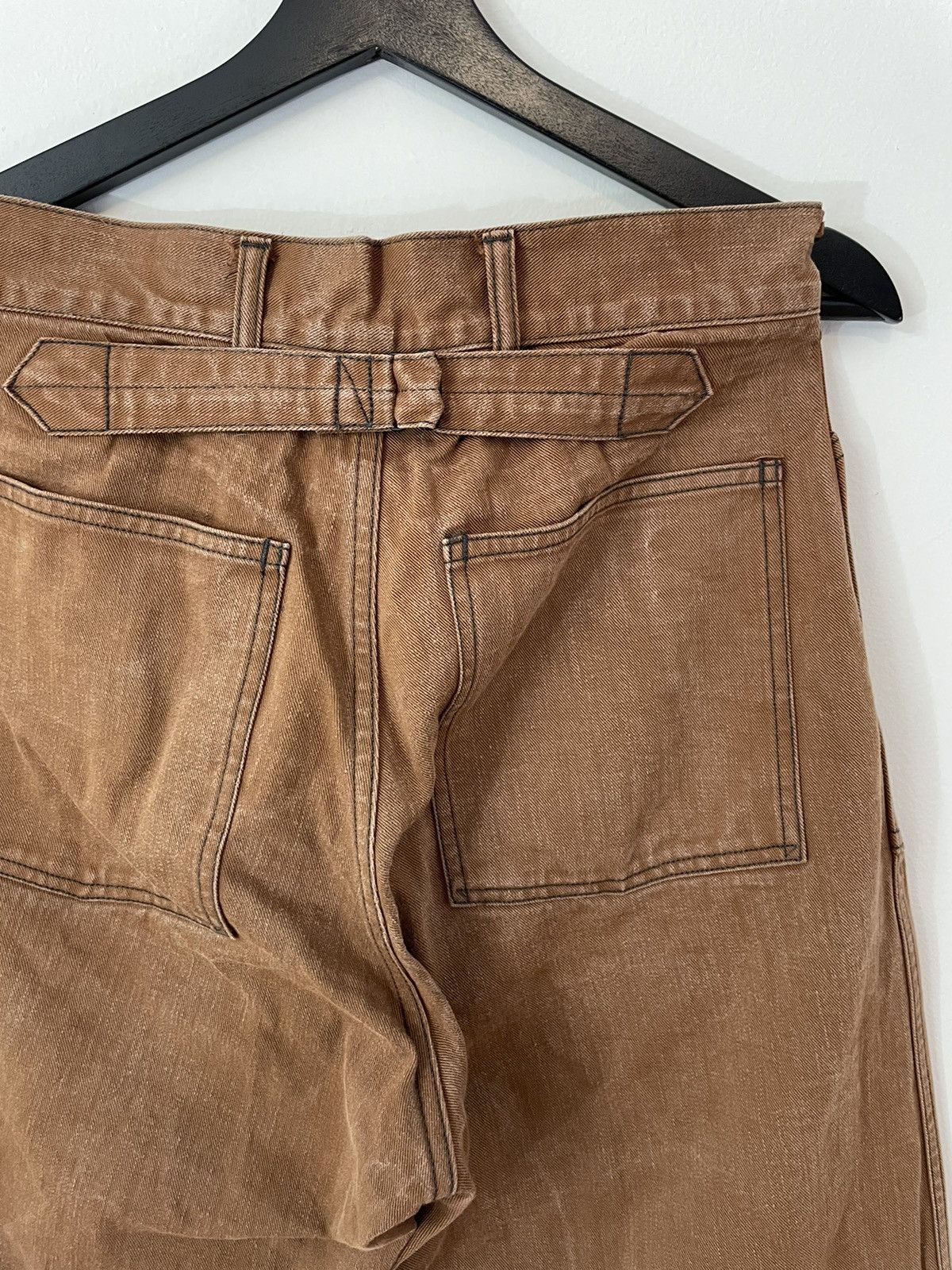 The Real McCoy's WWI Denim Fatigue Pants Size US 30 / EU 46 - 4 Thumbnail