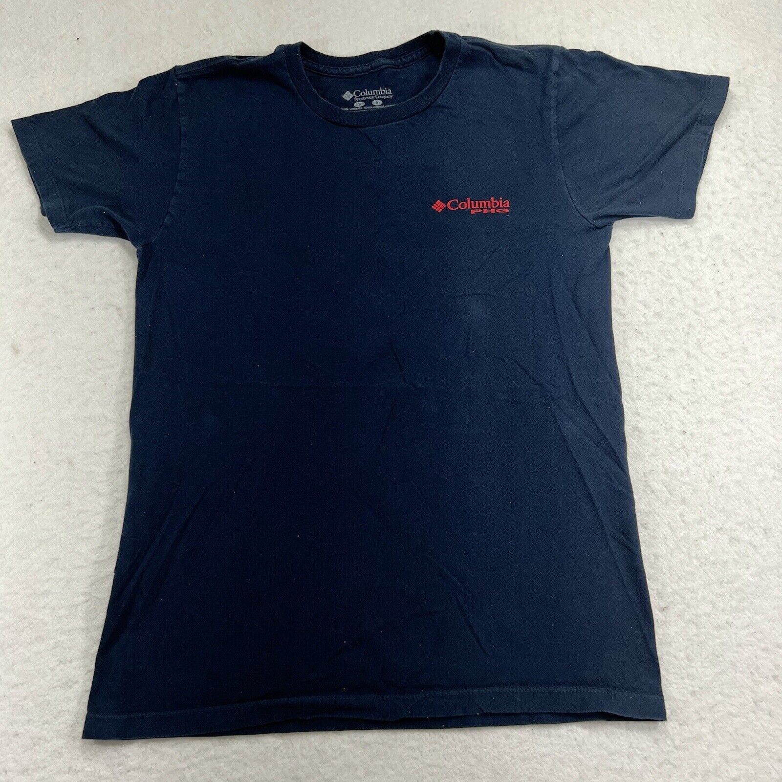 Columbia Columbia Navy Blue Short Sleeve Logo Graphic T Shirt Size US S / EU 44-46 / 1 - 4 Thumbnail
