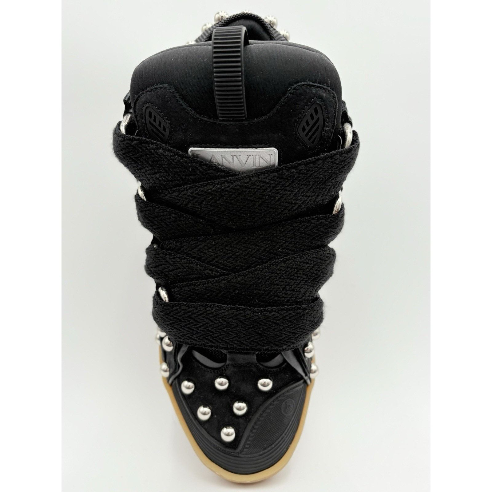 Lanvin Lanvin Studded Curb Sneaker ' Black ' | NEW! Size US 11 / EU 44 - 5 Thumbnail