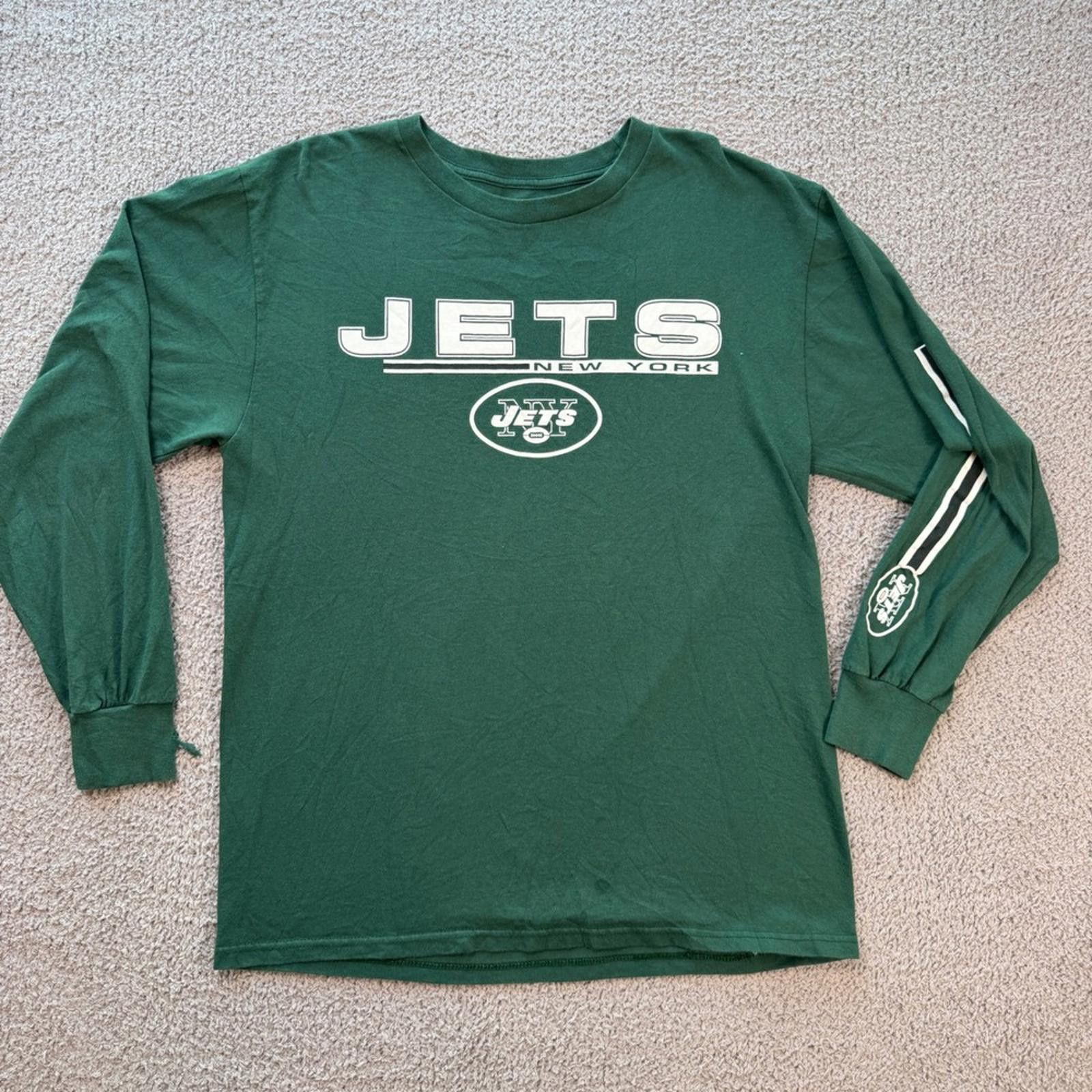 Majestic Majestic New York Jets Long Sleeve Graphic T Shirt Green Size US L / EU 52-54 / 3 - 1 Thumbnail