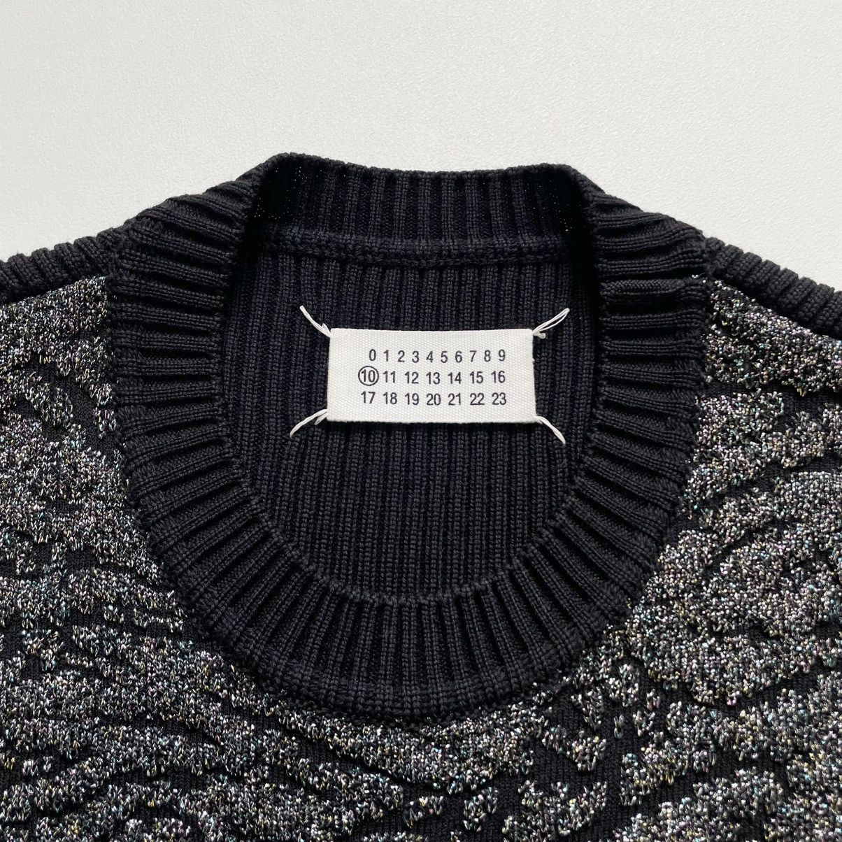 Maison Margiela Sample ‘Metallic Galaxy Intarsia’ Sweater Vest Size US M / EU 48-50 / 2 - 4 Thumbnail