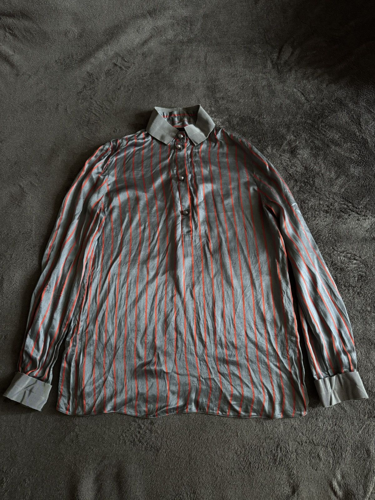 Emporio Armani Emporio Armani vintage 100% silk blouses rare Size S / US 4 / IT 40 - 1 Thumbnail