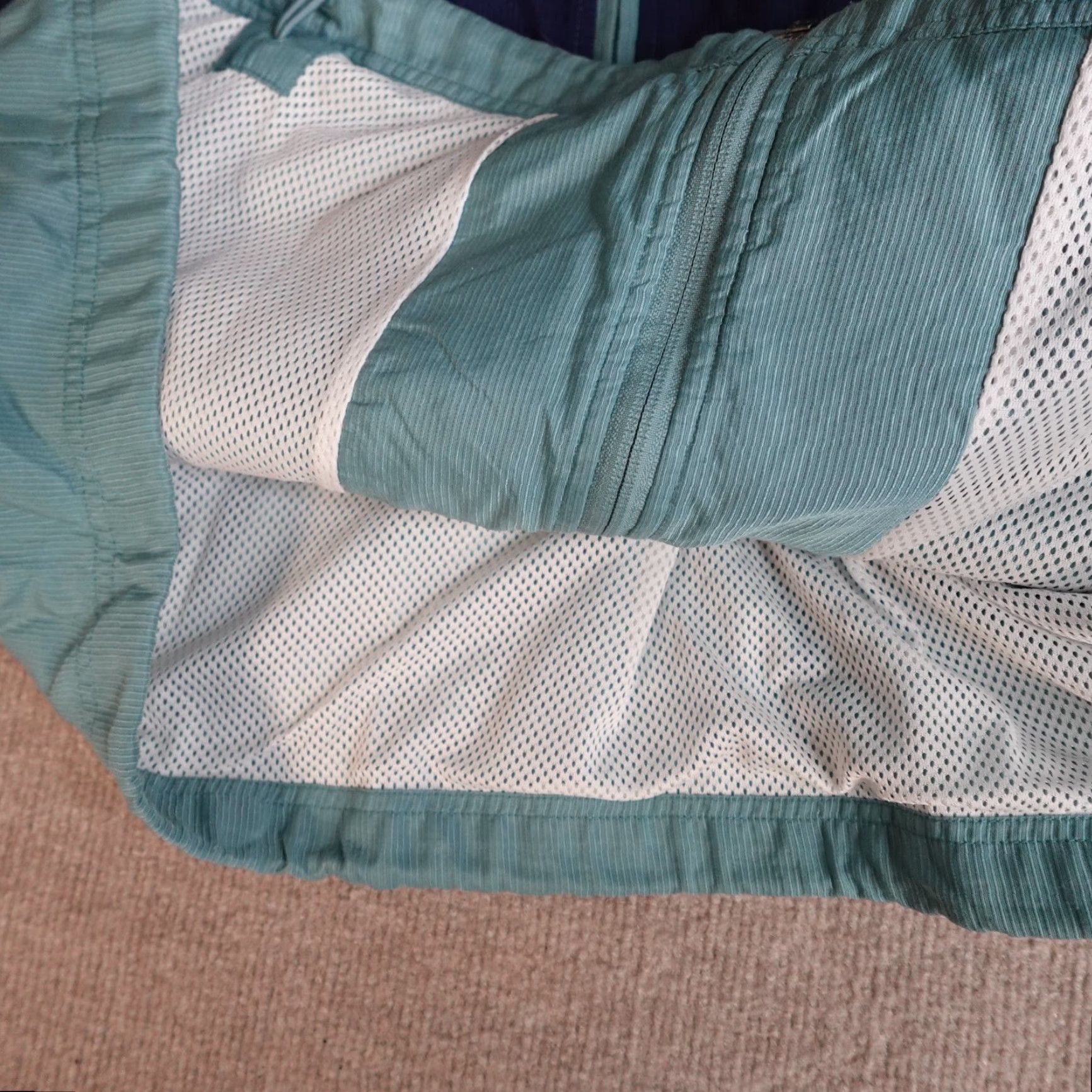 Nike VINTAGE Nike Court Jacket Windbreaker 2XL Blue Full Zip Mens Jacket Size US XXL / EU 58 / 5 - 4 Thumbnail