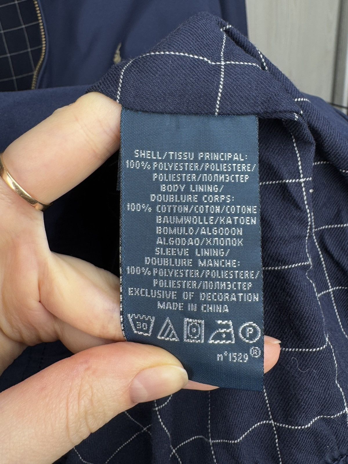 Polo Ralph Lauren VINTAGE POLO Ralph Lauren Jacket Full Zip Checkered Bomber Size US L / EU 52-54 / 3 - 10 Thumbnail