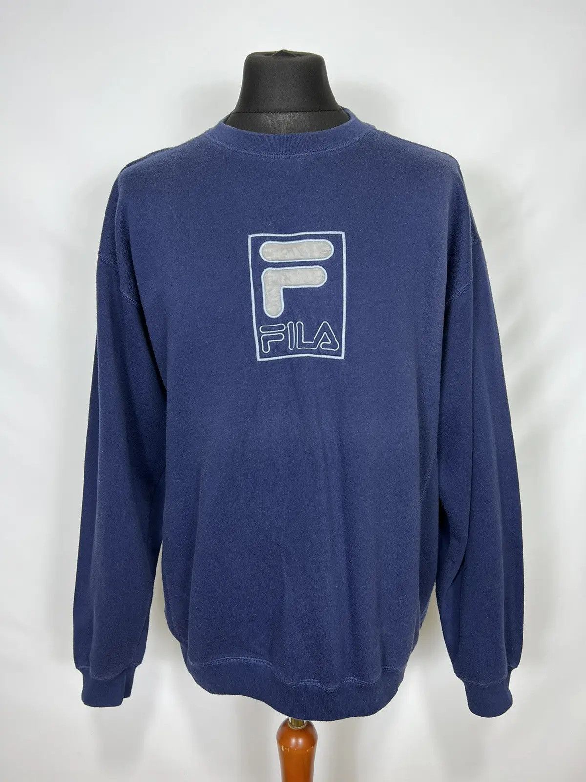Fila × Vintage Vintage Fila big logo sweatshirt Size US L / EU 52-54 / 3 - 1 Thumbnail