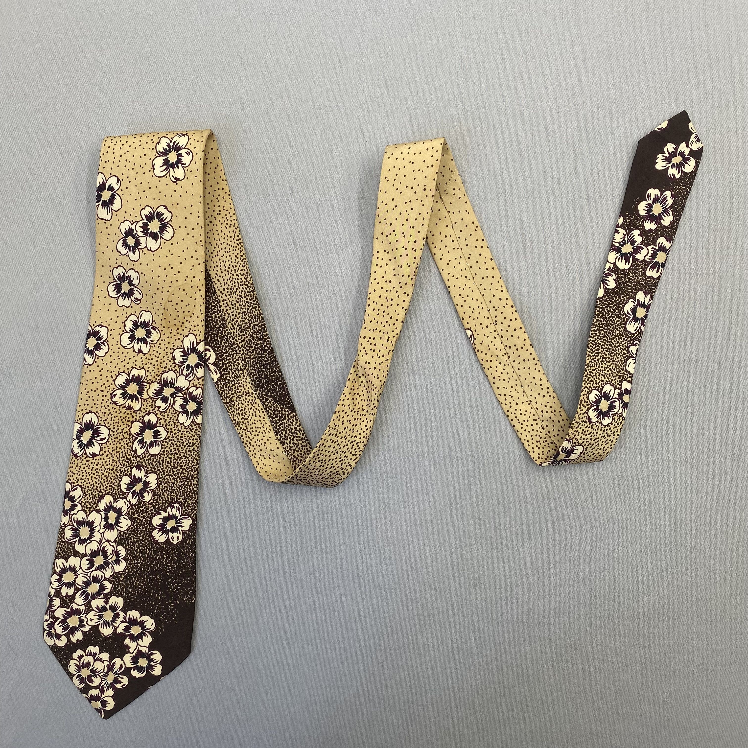 Hanae Mori Vintage Hanae Mori SILK Necktie Cravate Pure Silk Neck Tie Size ONE SIZE - 5 Thumbnail