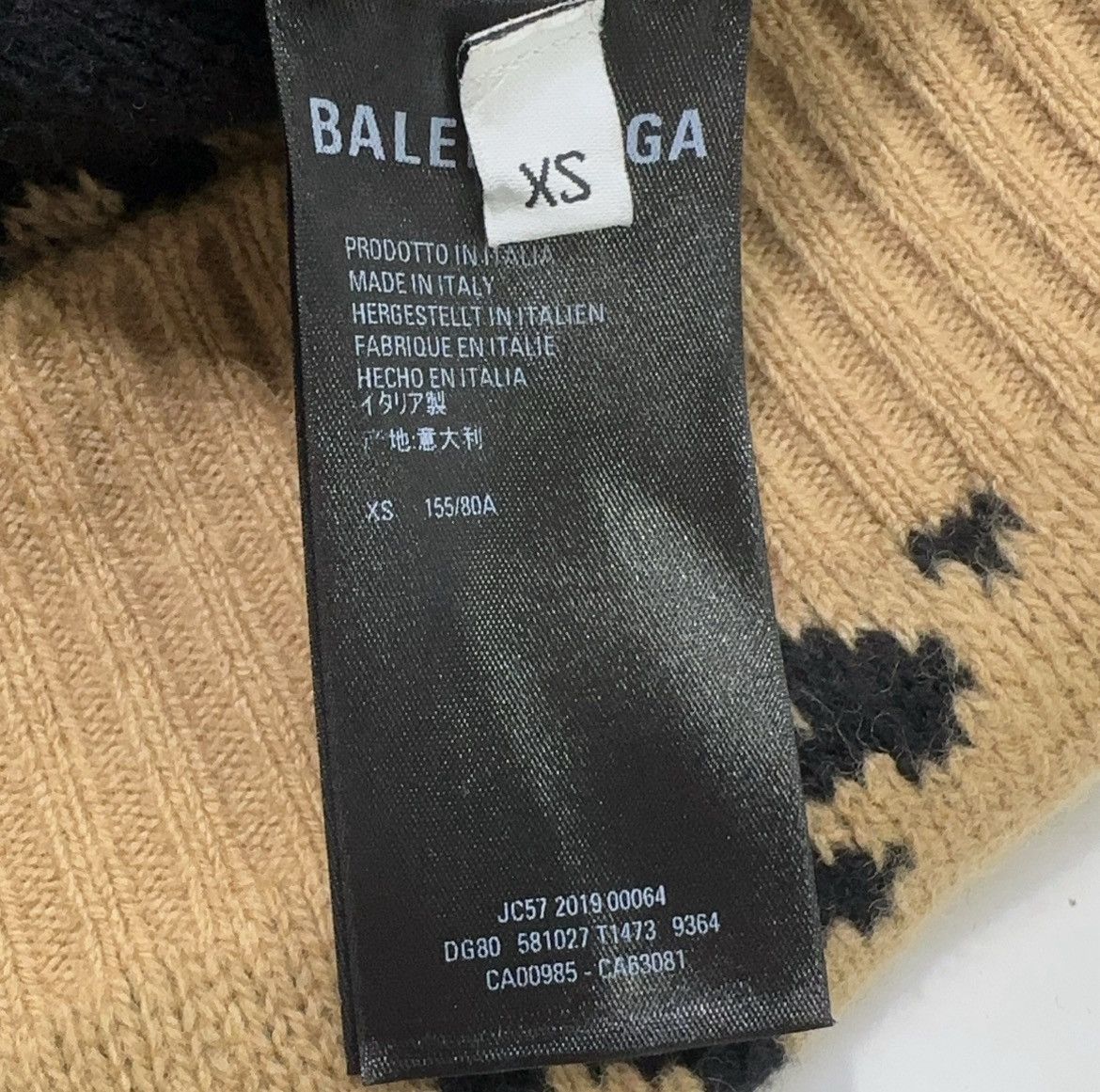 Balenciaga Balenciaga allover logo wool oversized sweater Size US XS / EU 42 / 0 - 4 Thumbnail