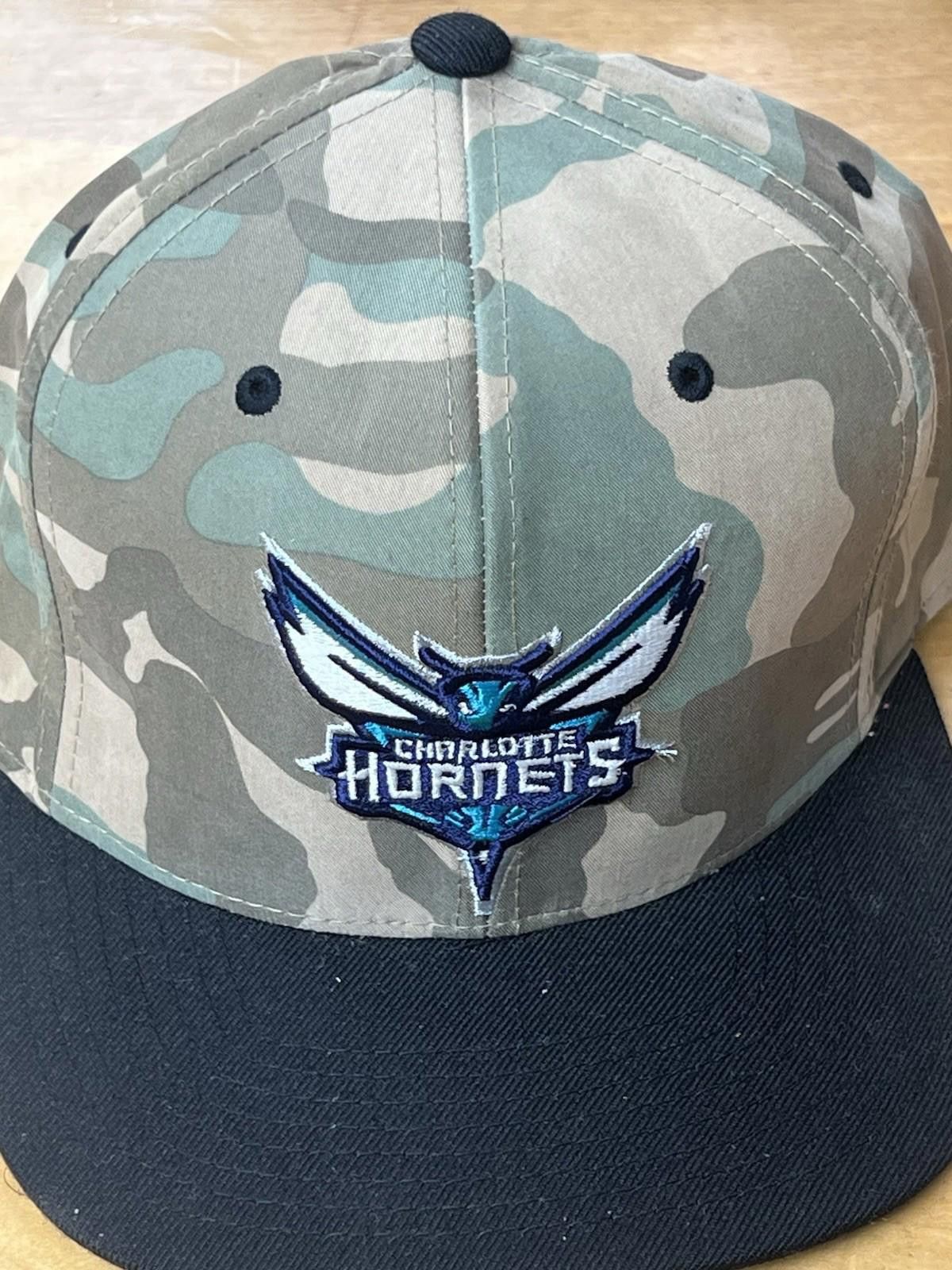 Mitchell & Ness Charlotte Hornets Mitchell And Ness Camo Hat Size ONE SIZE - 3 Thumbnail