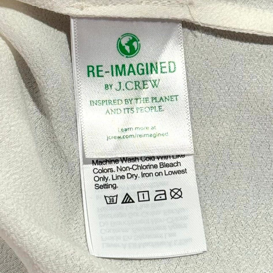 J.Crew J Crew Drapey Crepe Wrap Top Tie Waist Quiet Luxury 10 Chic Size L / US 10 / IT 46 - 5 Thumbnail