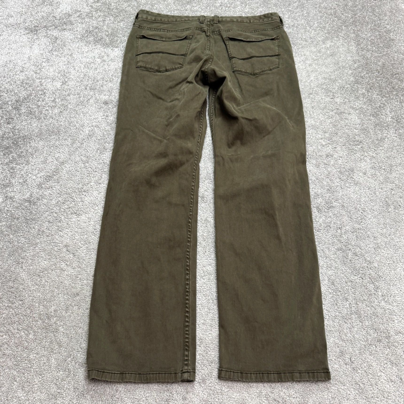 Tommy Bahama Tommy Bahama Chino Pants 5-Pocket Straight Leg Mens 34x32 Olive Green Casual Workwear Knit Cotton Obvious 5-Pocket Design Size US 34 / EU 50 - 2 Thumbnail