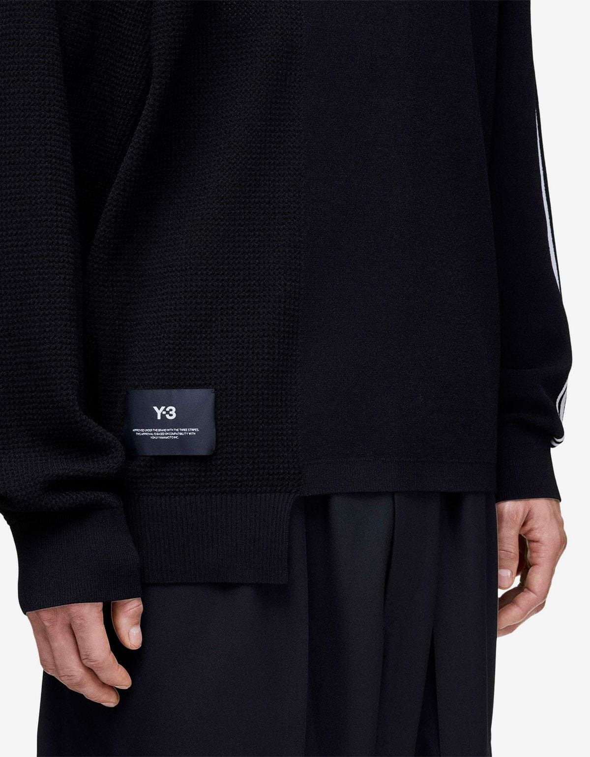 Y-3 Y-3 Black Logo Knit Sweater Size US L / EU 52-54 / 3 - 8 Thumbnail