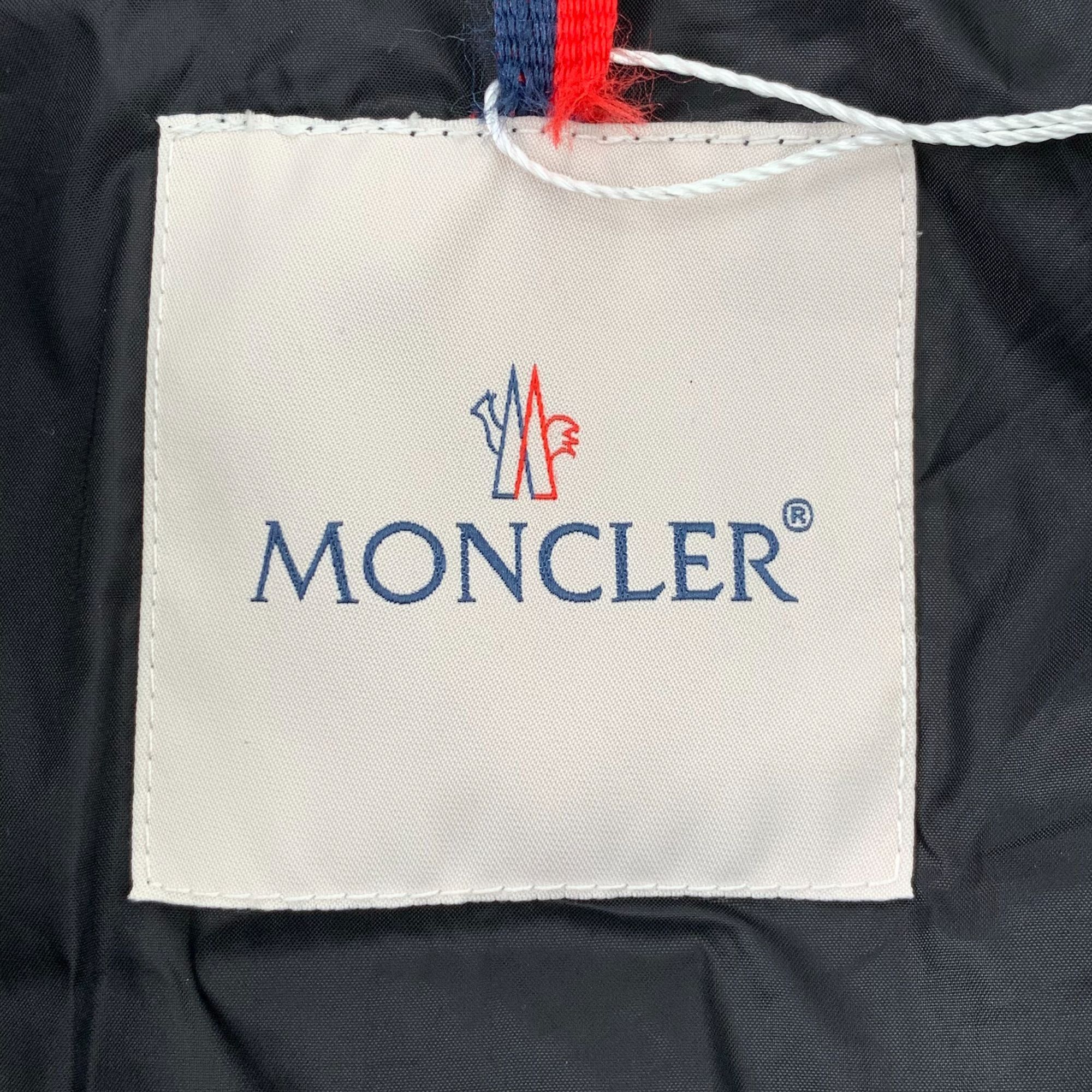 Moncler Moncler Womens Puffer Jacket With Hood Black/Grey/Cream Poli Size L / US 10 / IT 46 - 5 Thumbnail