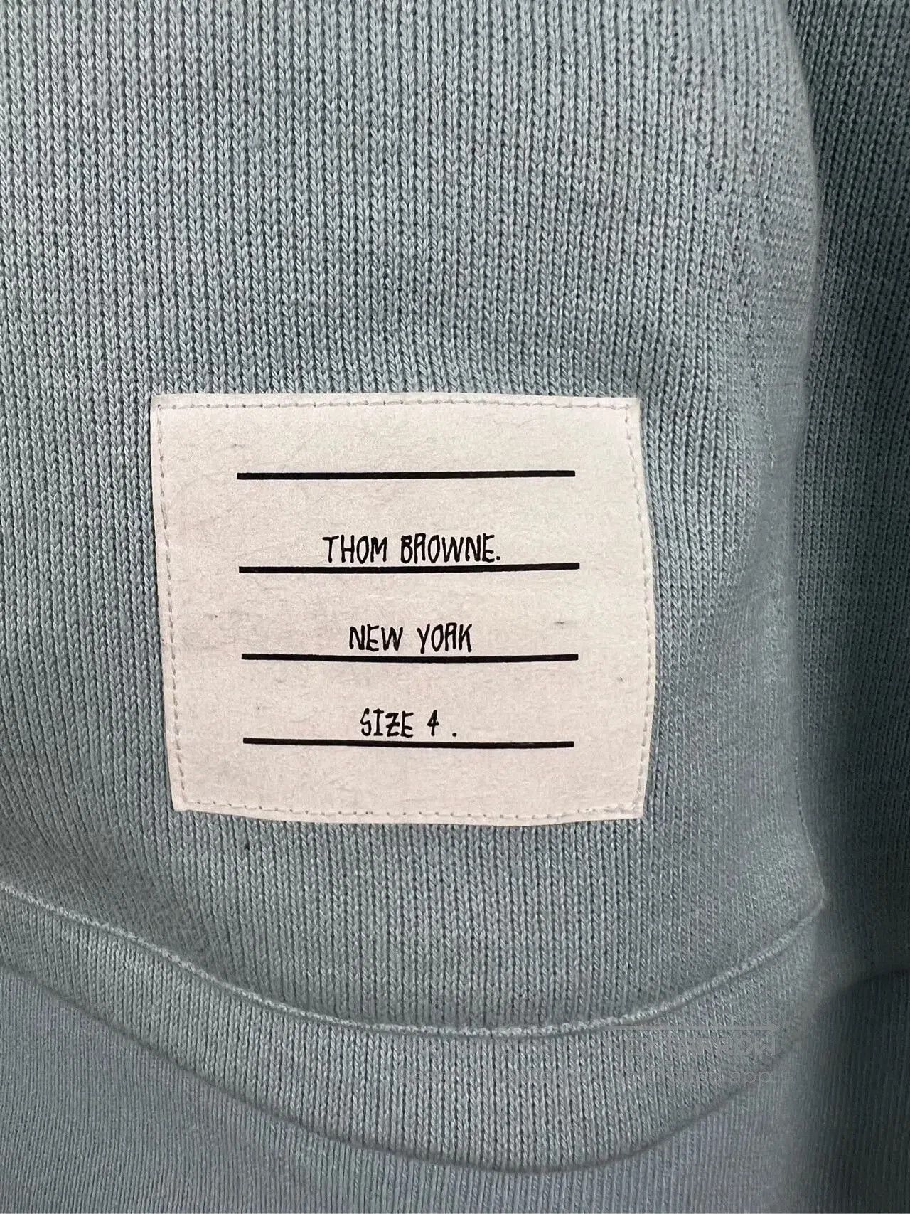 Thom Browne thom browne light blue knit hoodie. Size US M / EU 48-50 / 2 - 3 Thumbnail