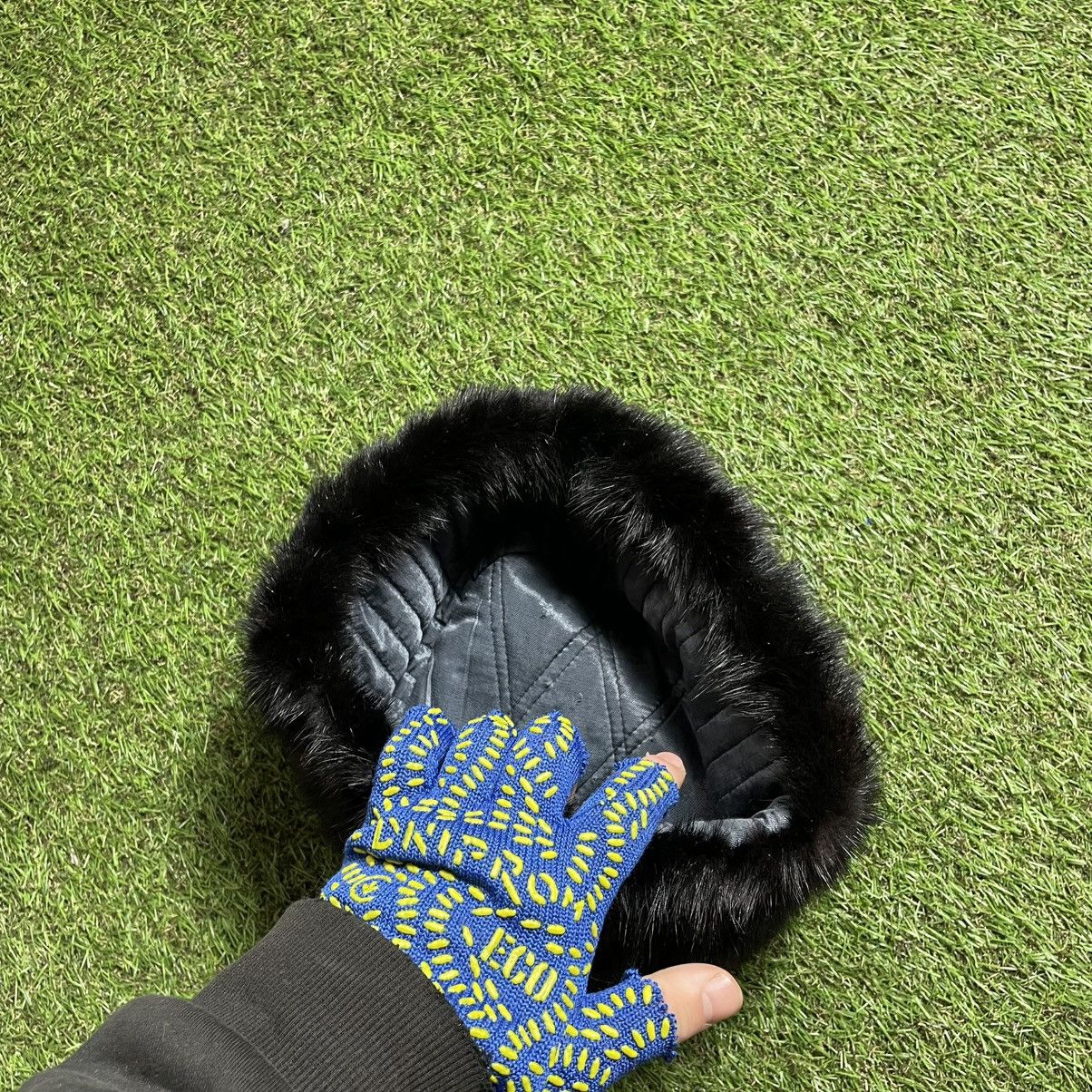 Hysteric Glamour All Black Fur Trapper Hat – Glossy Archive Coldwear Piece Size ONE SIZE - 6 Thumbnail
