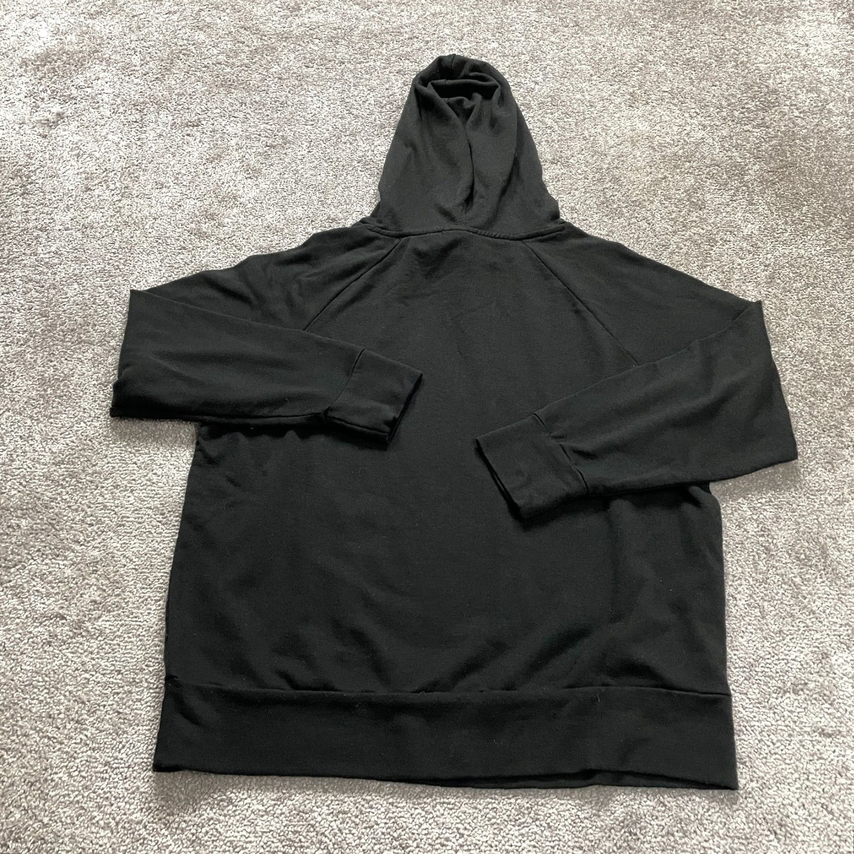 Eddie Bauer Eddie Bauer Pullover Hoodie Sweatshirt Womens Large Black Fleece Raglan Casual Size L / US 10 / IT 46 - 2 Thumbnail