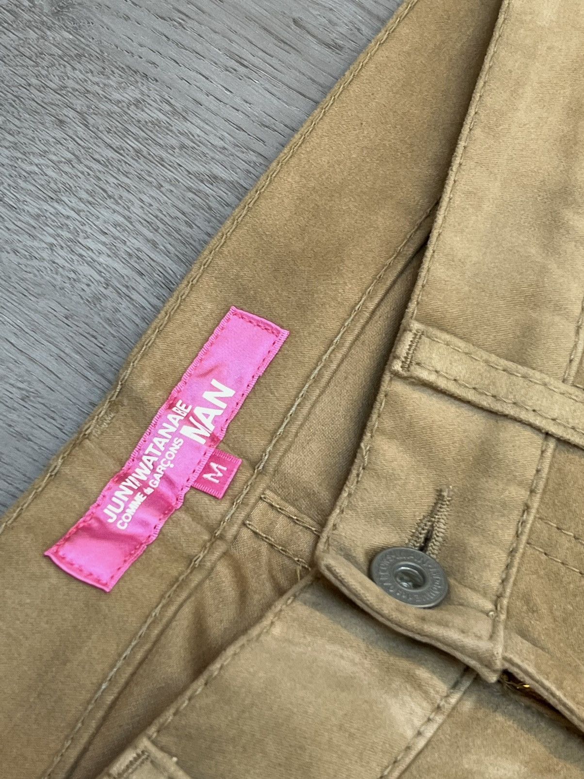Junya Watanabe AD2003 Junya Watanabe Bejeweled Cross Chino Pants Size US 33 - 10 Thumbnail
