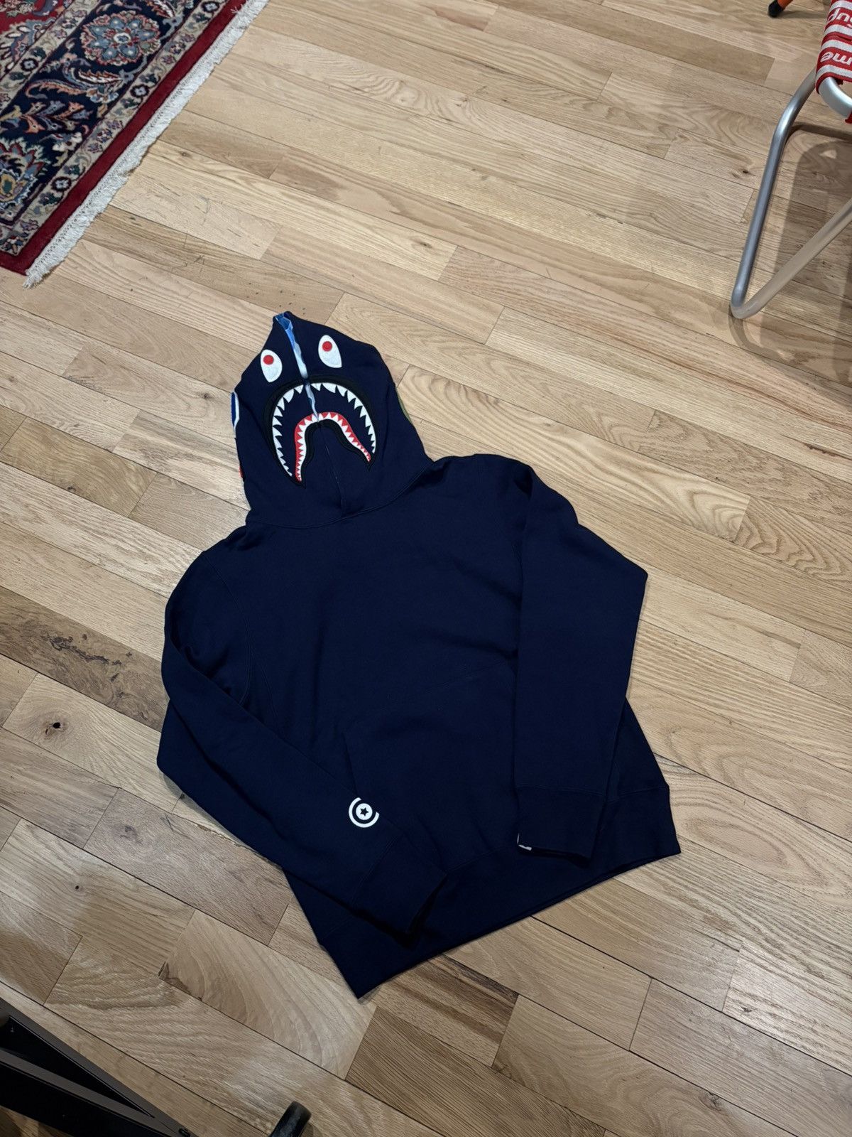 Bape Bape Navy Camo Hoodie DS Size Small Size US S / EU 44-46 / 1 - 1 Thumbnail