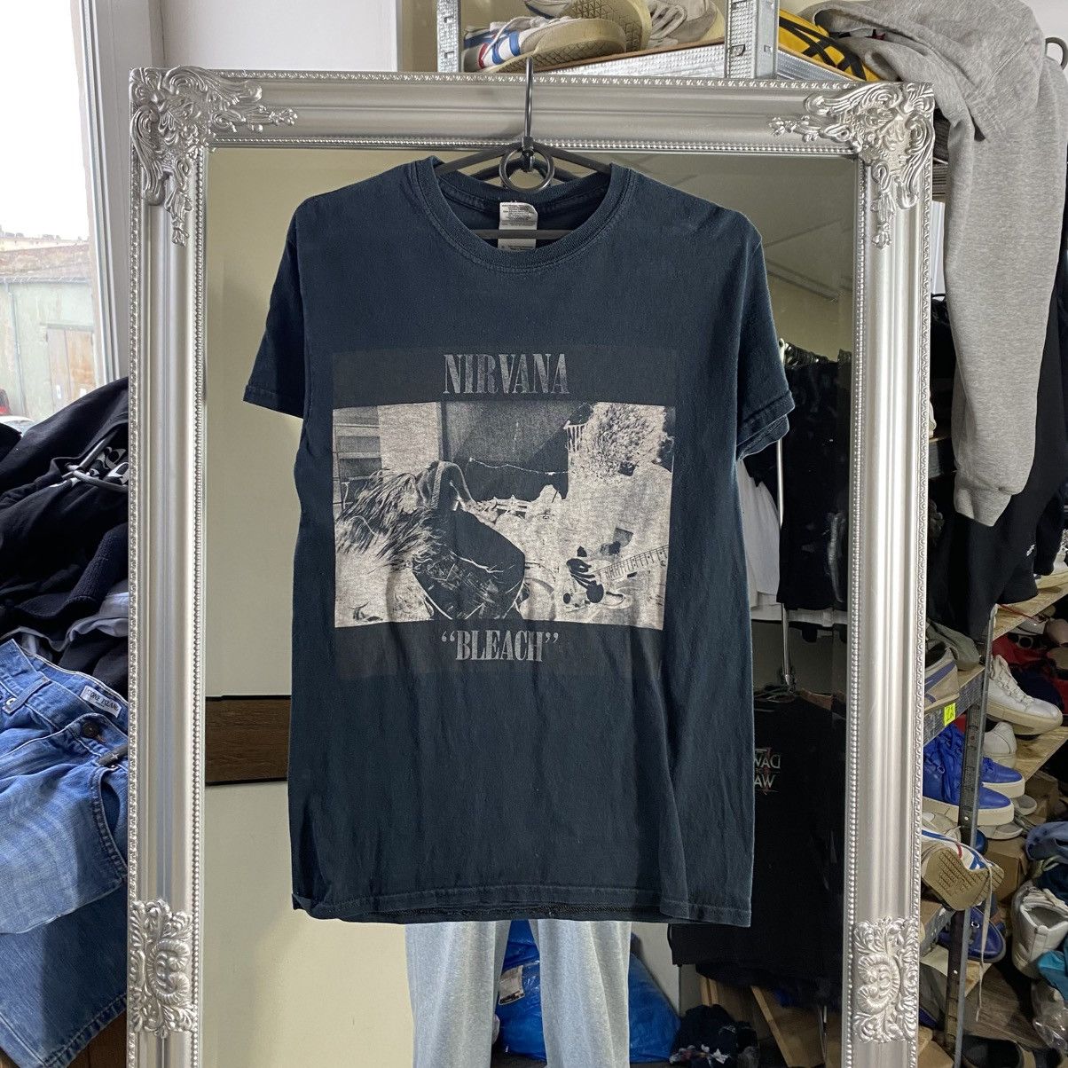 Gildan Vintage Nirvana T shirt Bleach tee Size US S / EU 44-46 / 1 - 1 Thumbnail