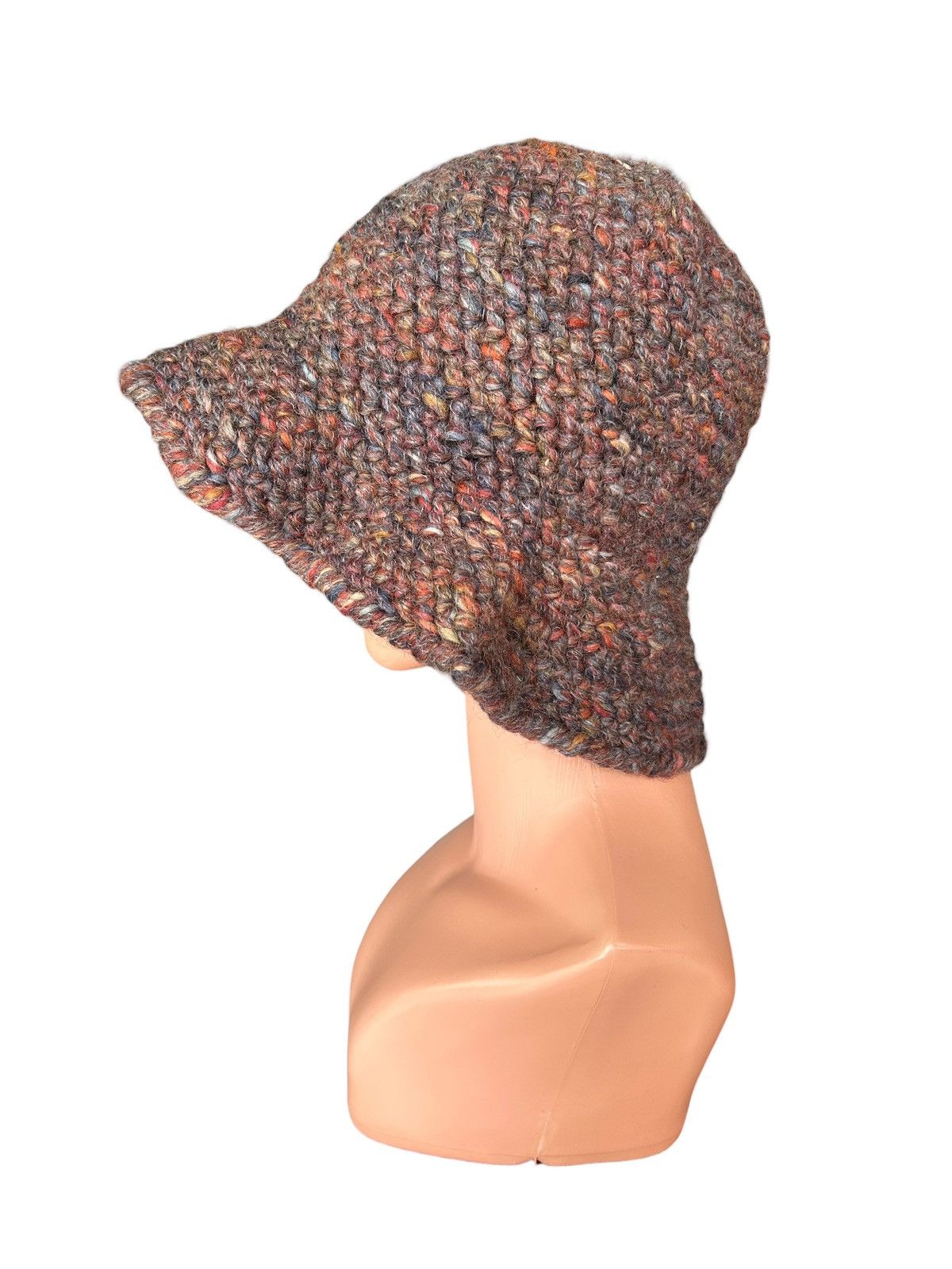 Kapital Crochet Knitted Handmade Hairy Beanie Hats Size ONE SIZE - 2 Thumbnail