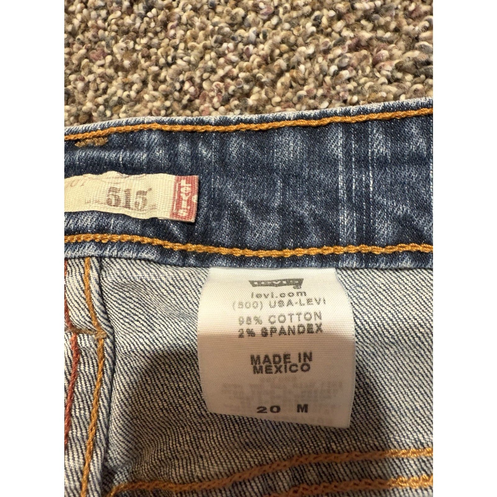 Levi's Levi's 515 Jeans Size 20 Blue Denim Bootcut Women Regular 31in Inseam 5-Pocket Logo Vintage No Size 42" / US 20 - 6 Thumbnail