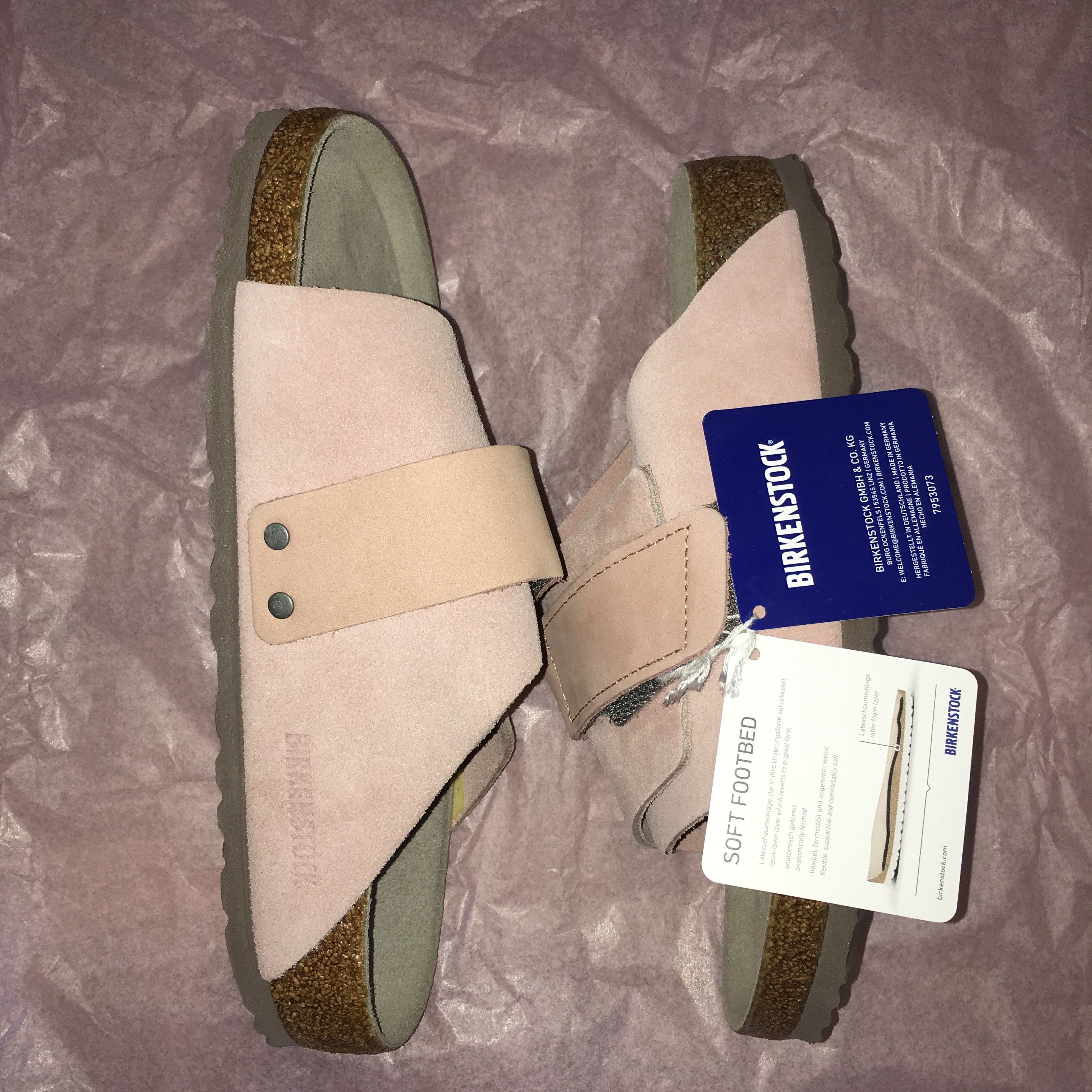 Birkenstock KYOTO SOFT FOOTBED Dusty Pink Size US 8 / IT 38 - 12 Thumbnail
