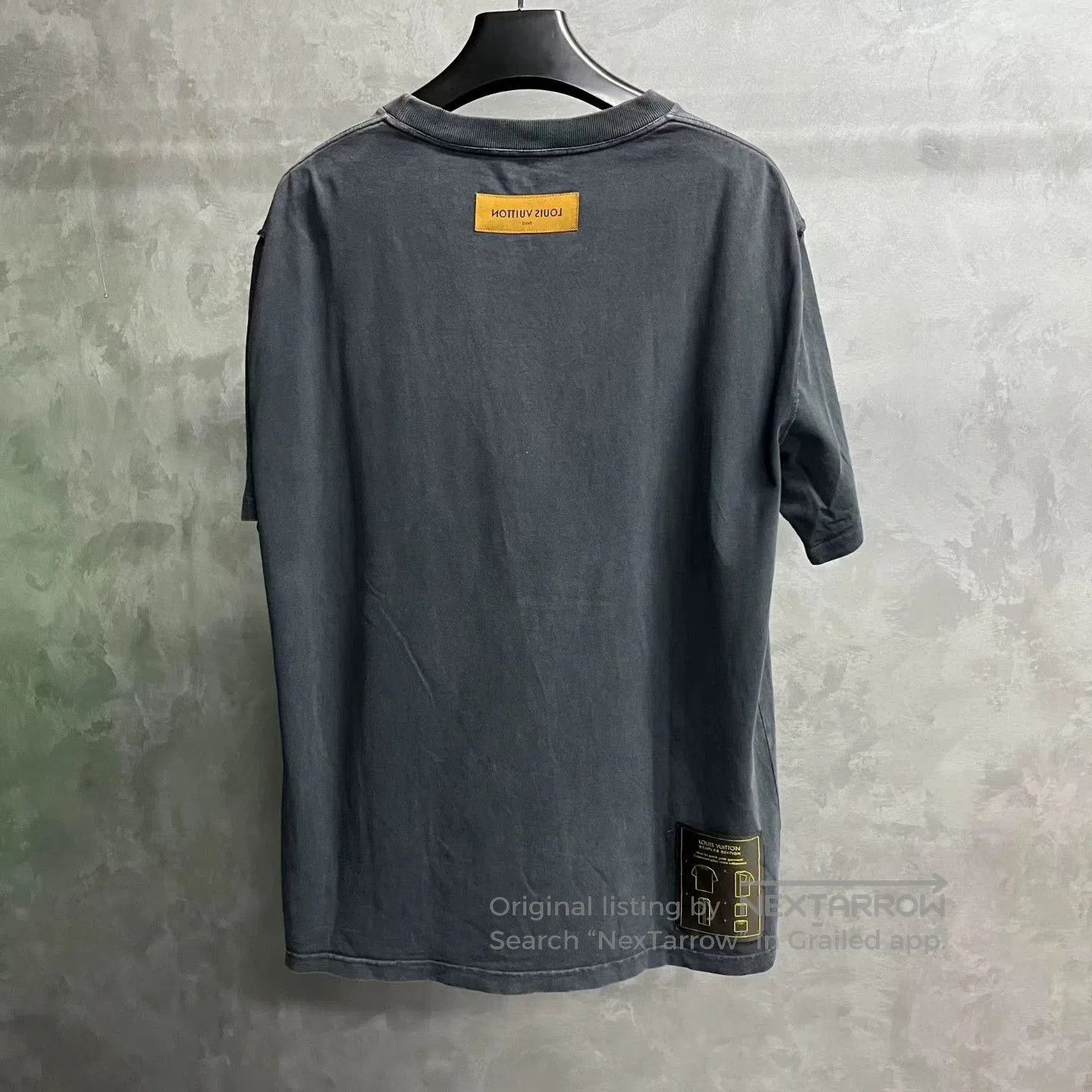 Louis Vuitton Louis Vuitton Gray Back Label Short Sleeve T-shirt. Size US XXL / EU 58 / 5 - 5 Thumbnail