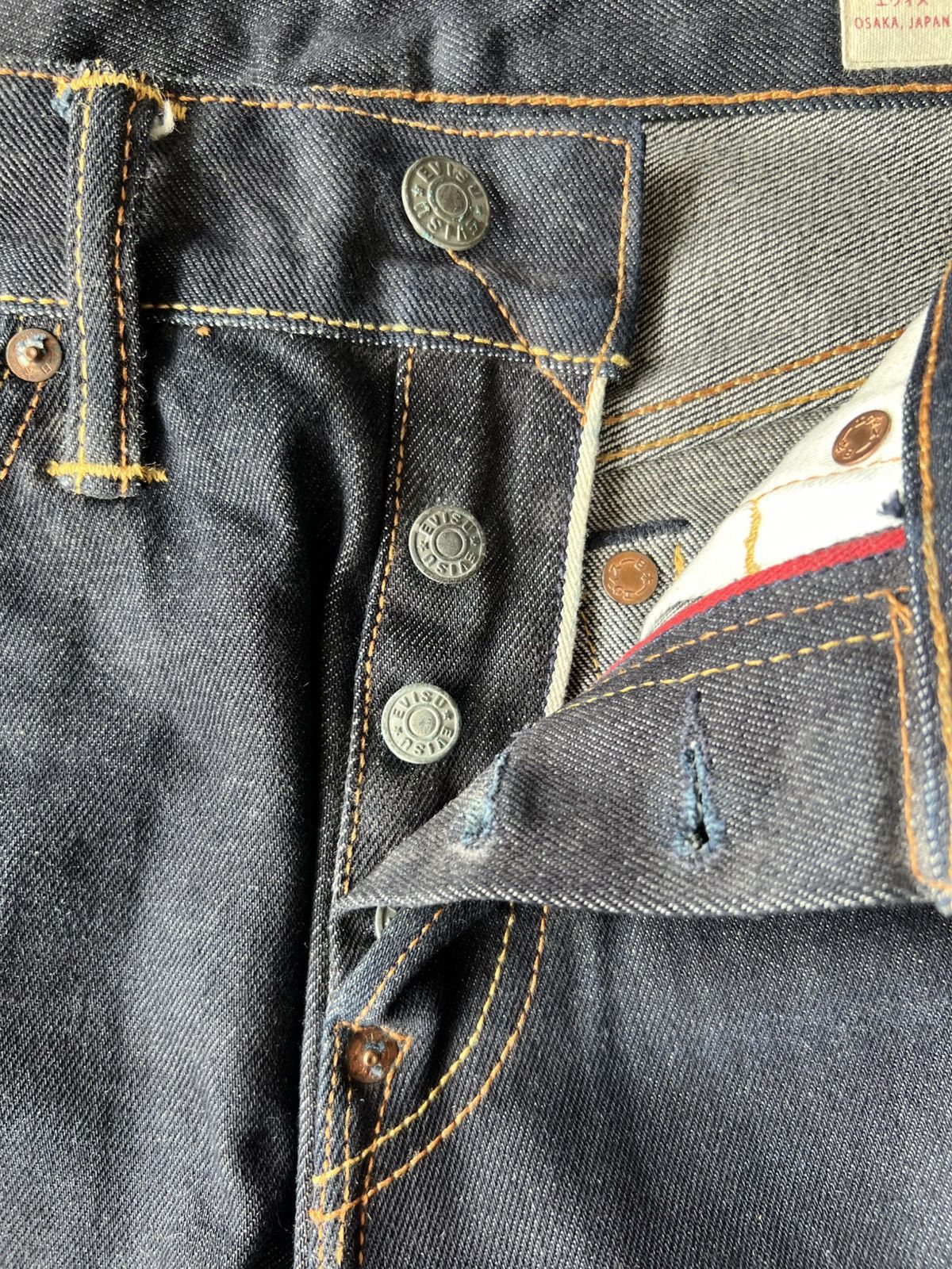 Evisu Evisu - Carrot Fit Kamon Seagull Pattern Daicock Jeans Size US 30 / EU 46 - 12 Thumbnail