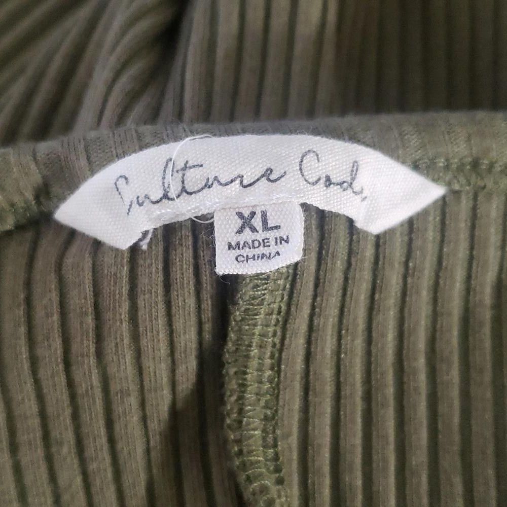 Designer CT896 Culture Code Ribbed Long Sleeve Fitted Blouse L & XL Size L / US 10 / IT 46 - 5 Thumbnail