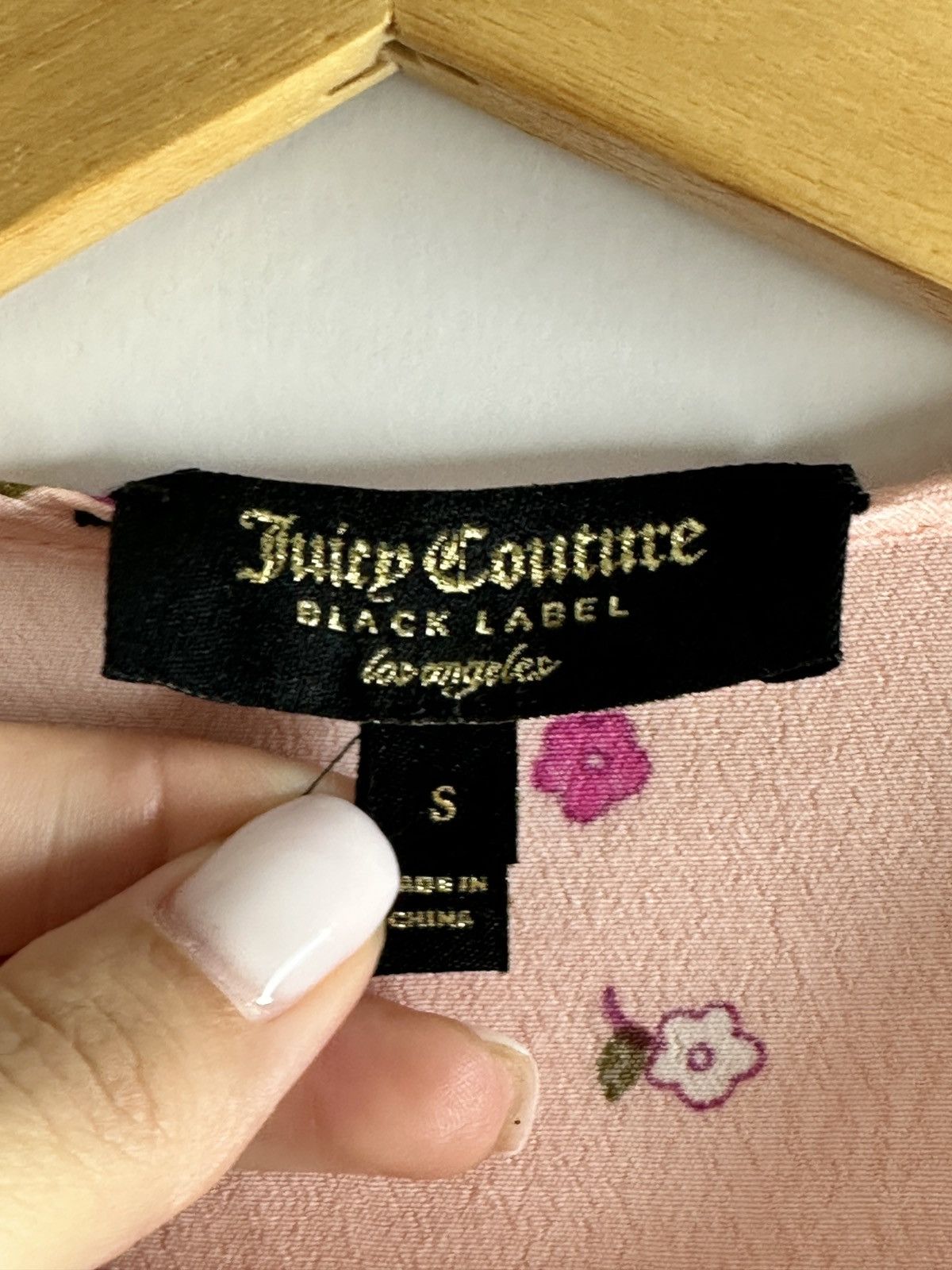 Juicy Couture NWT JUICY COUTURE Black Label Womens Pink Floral Size XS / US 0-2 / IT 36-38 - 9 Thumbnail