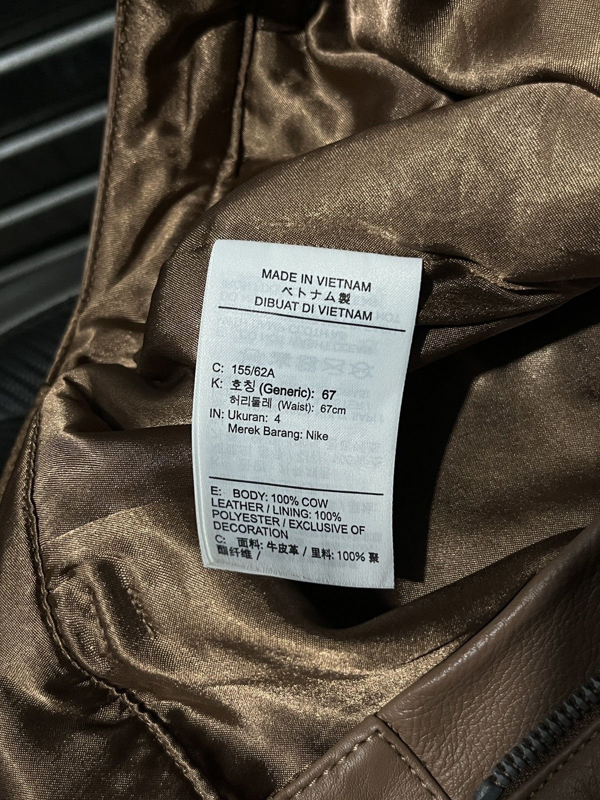 Jordan Brand × Travis Scott Jordan x Travis Scott (Cactus Jack) Leather Motorcycle Pants Size 30" / US 8 / IT 44 - 9 Thumbnail