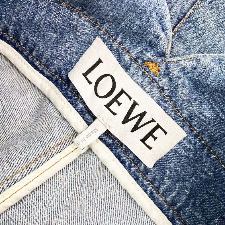 Loewe LOEWE Skinny logo high waist belt jeans Size 30" / US 8 / IT 44 - 4 Thumbnail
